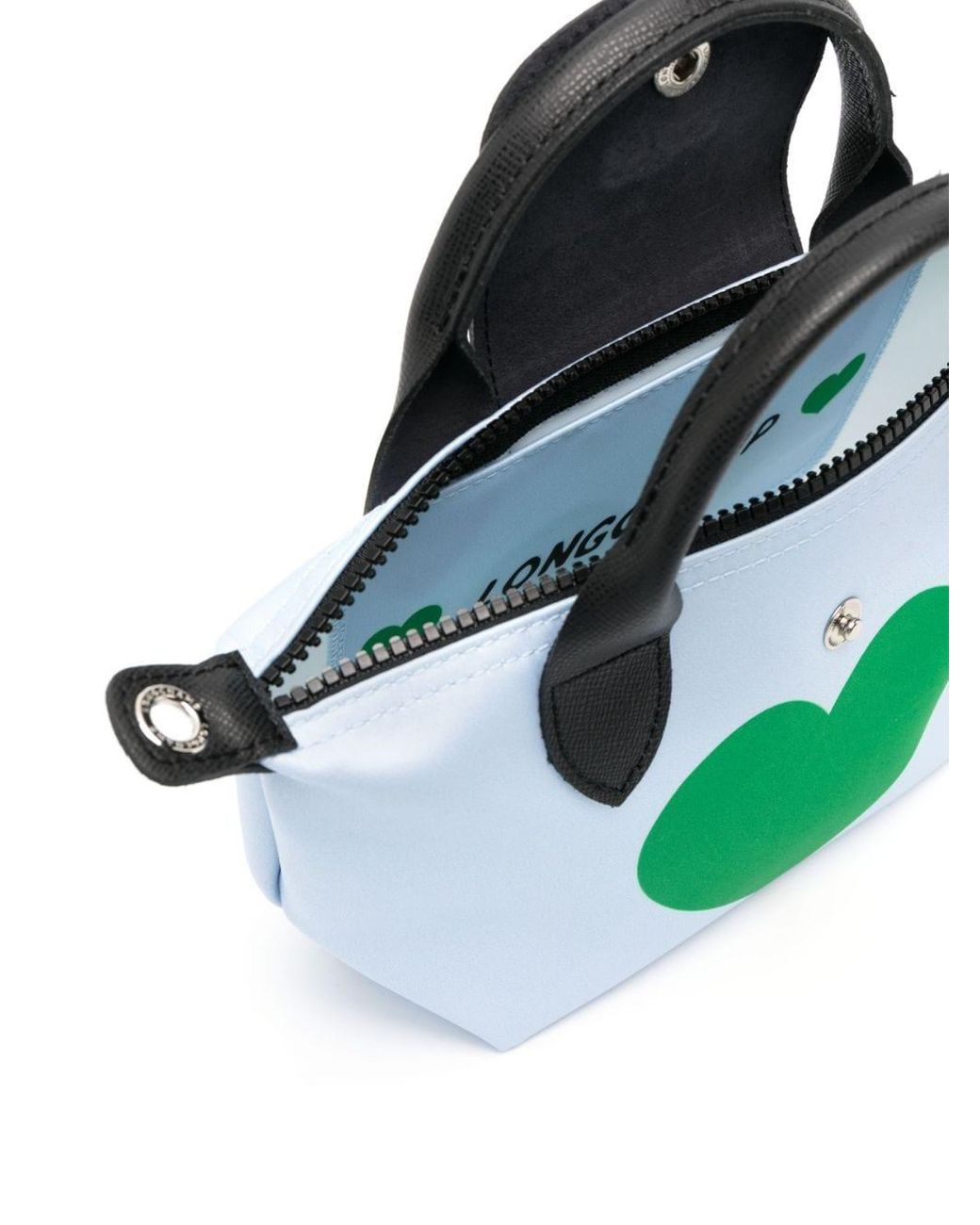 Longchamp Le Pliage Heart-print Mini Bag in Green