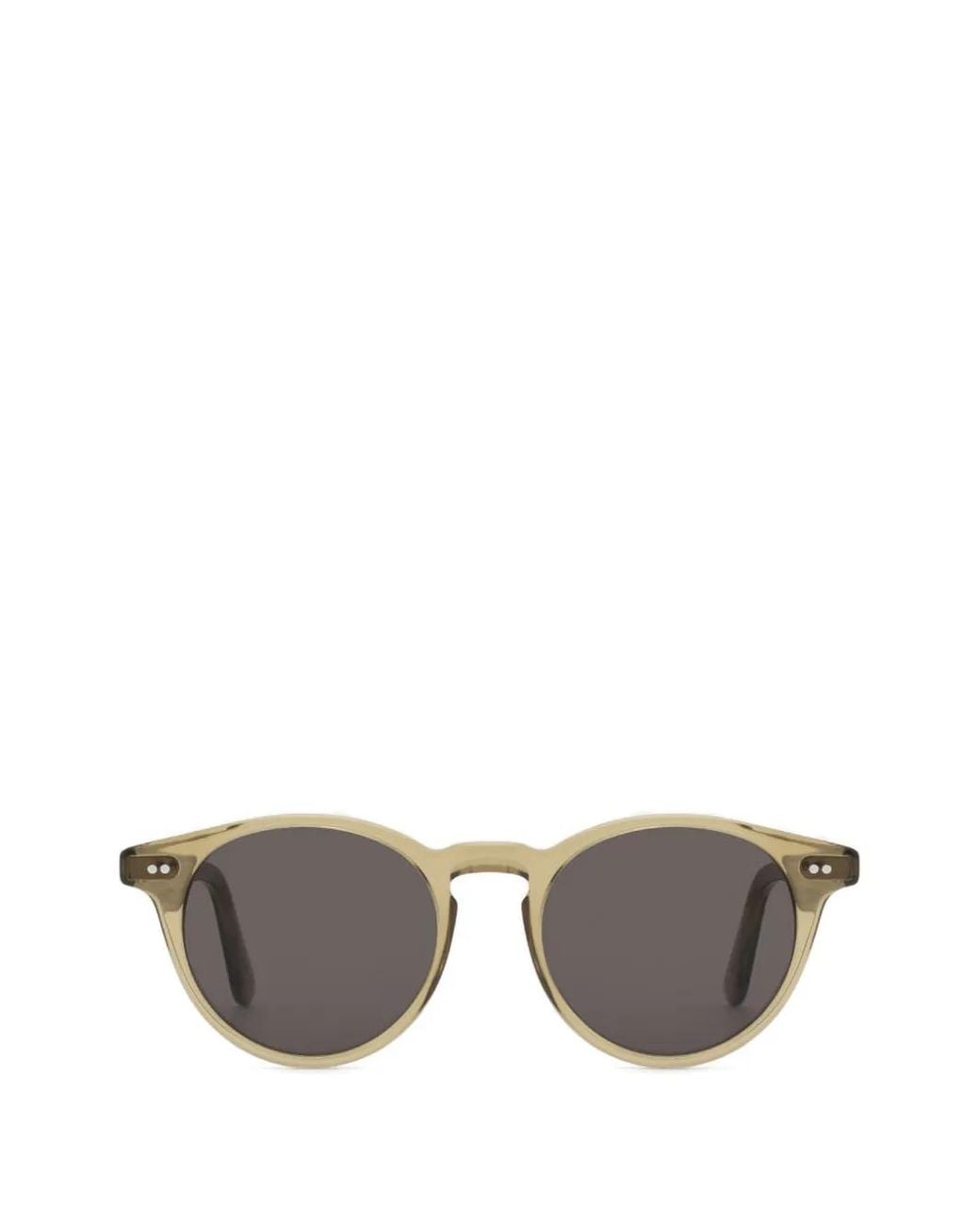 Fora Gray Goldlover Round-Frame Sunglasses
