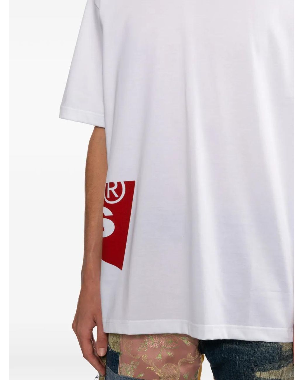 Junya Watanabe White X Levi's Logo-Print T-Shirt for men