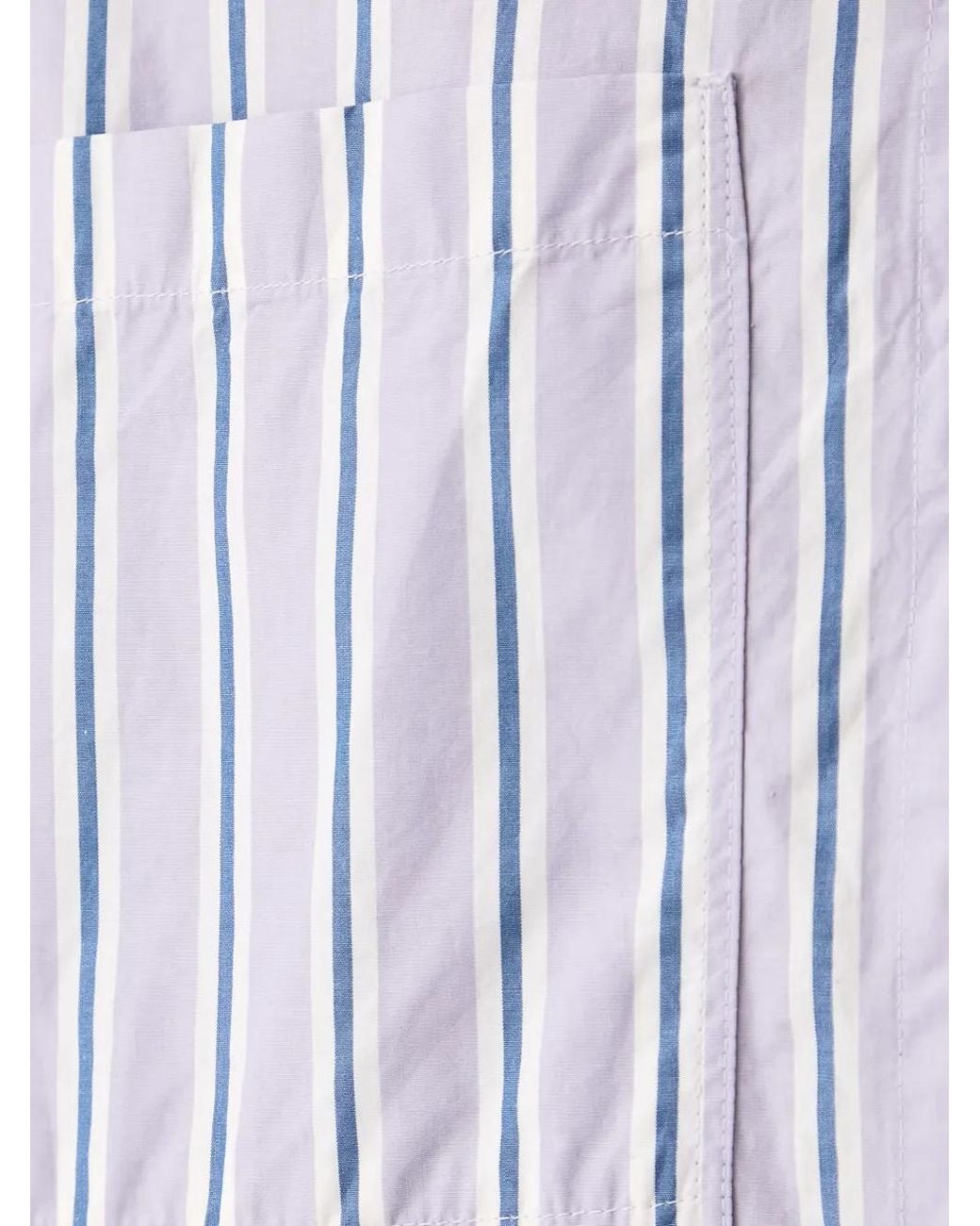 Levi's Blue Striped Short-Sleeve Shirt