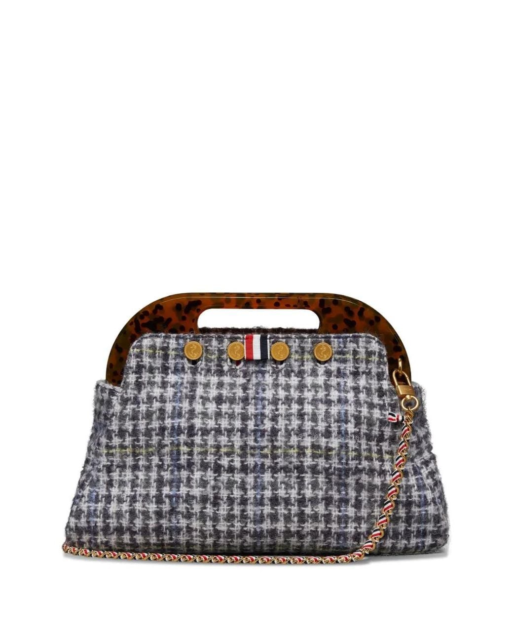 Thom Browne White Jr. Teviot Bag