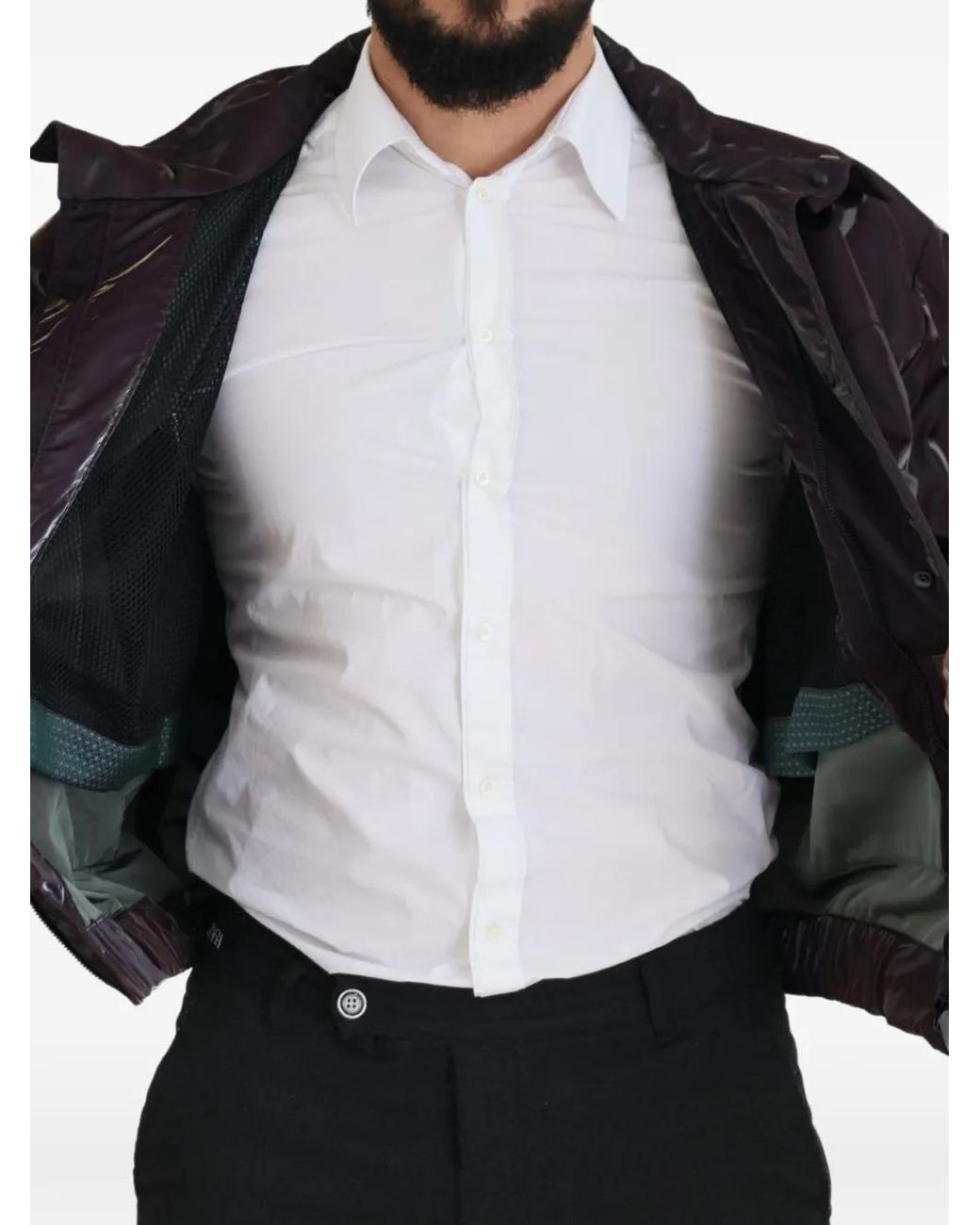 Dolce & Gabbana Blue Lightweight Biker Jacket for men