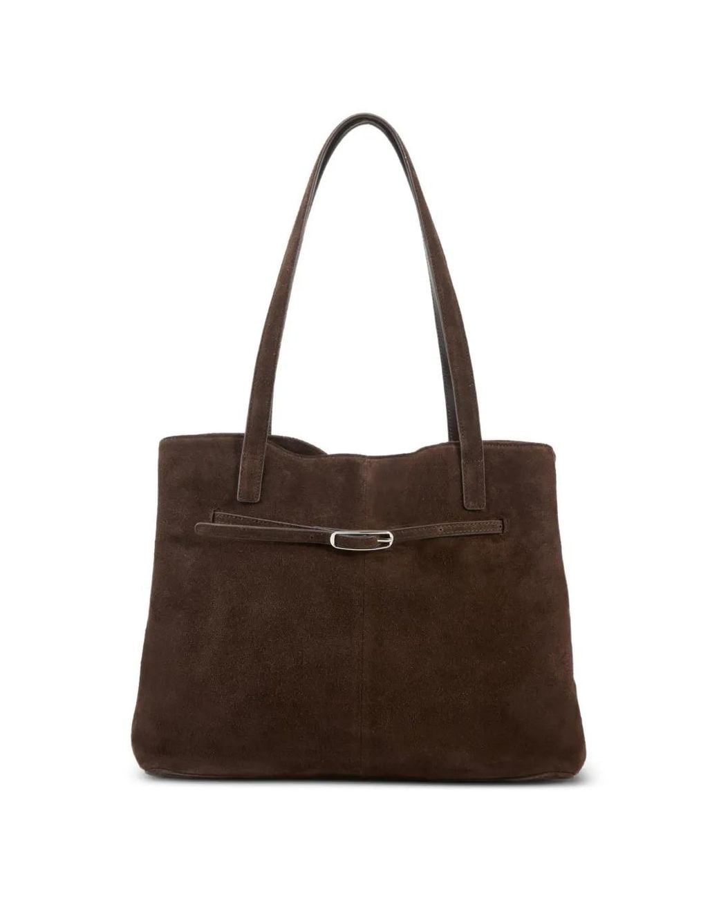 Vagabond Brown Cabas Cannes Médium En Daim