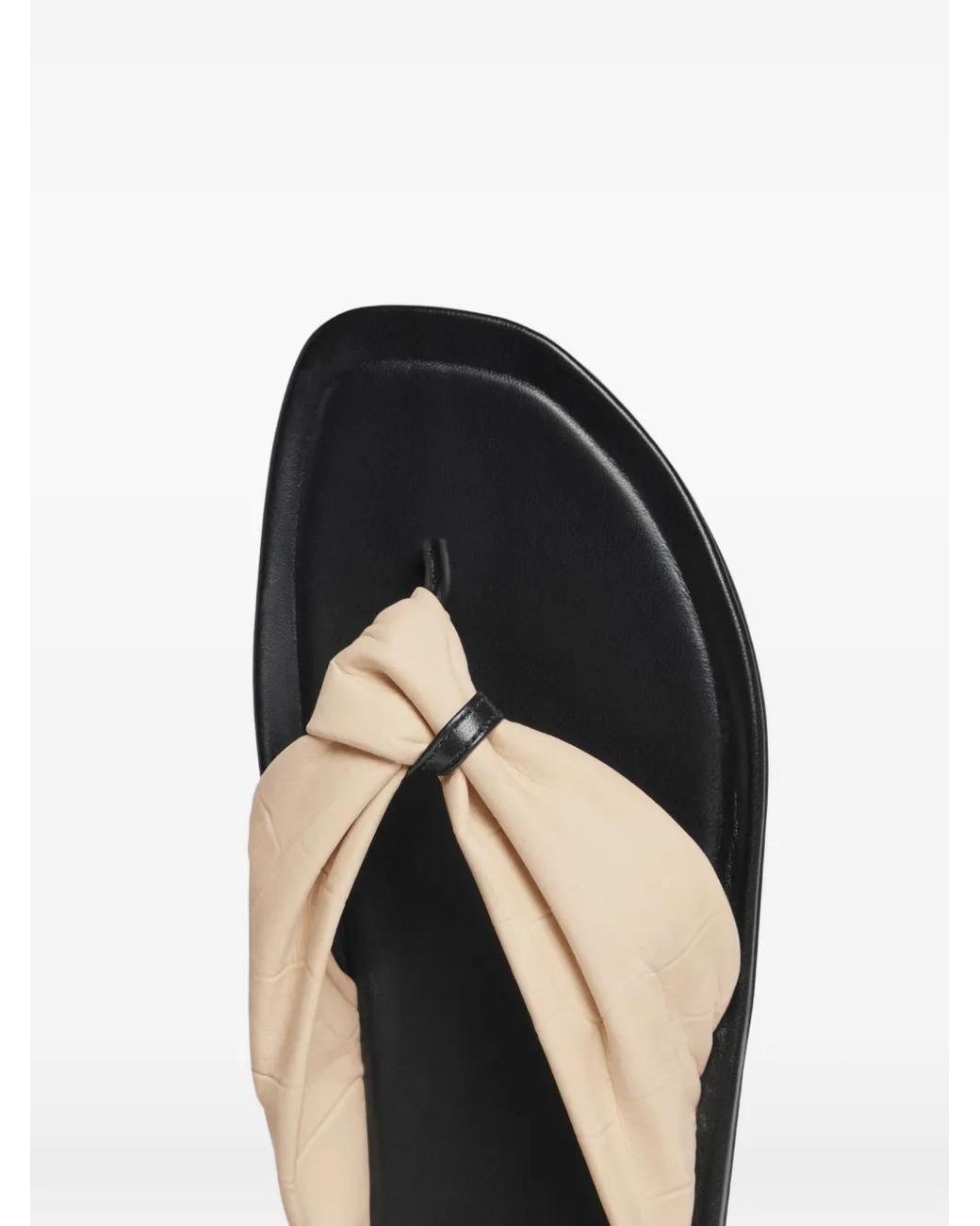 Loulou de Saison White Leather Sandals