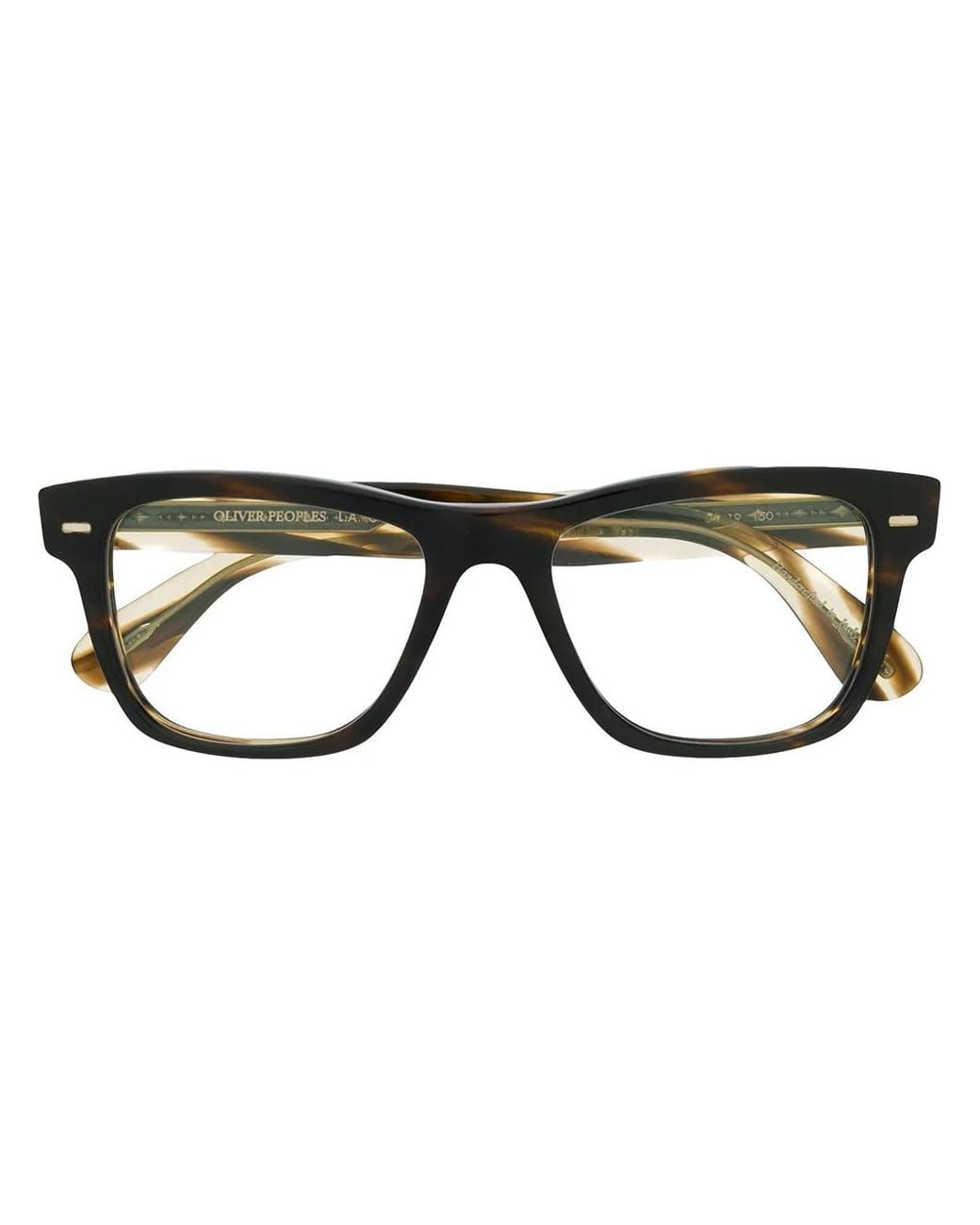 Oliver Peoples Black Square Frame Glasses