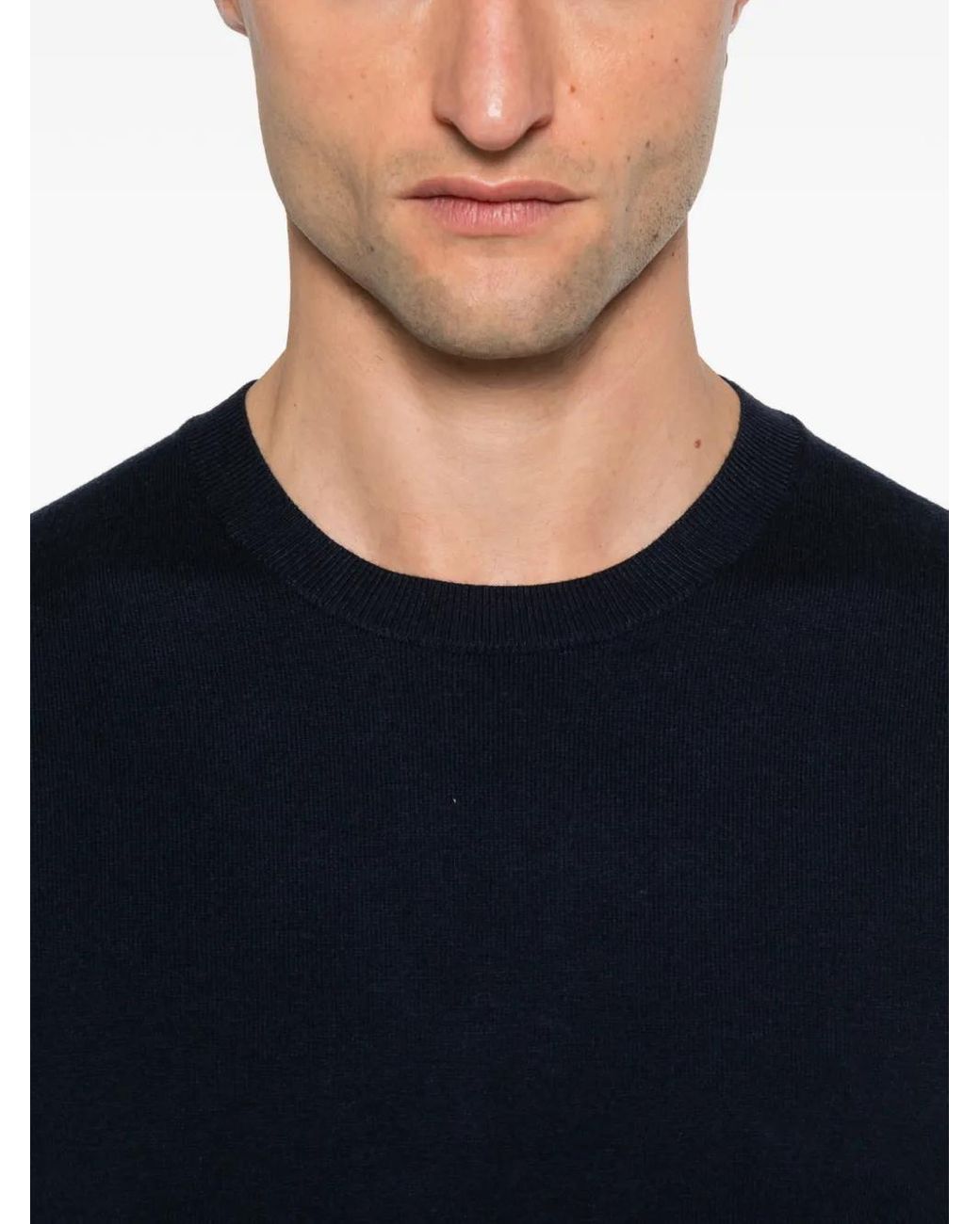 Diktat Trui Met Ronde Hals in het Blue voor heren