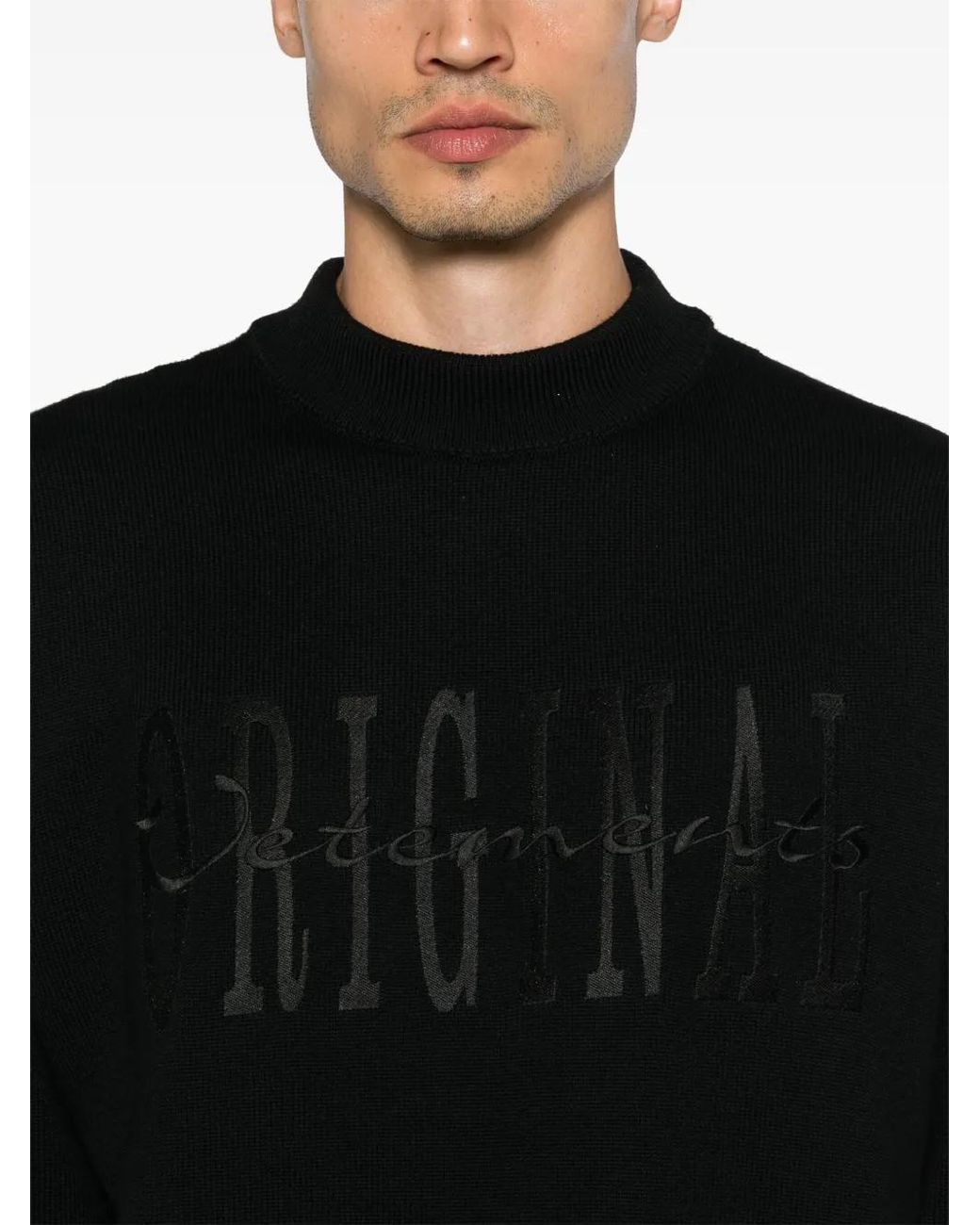 Vetements Black Original Sweater
