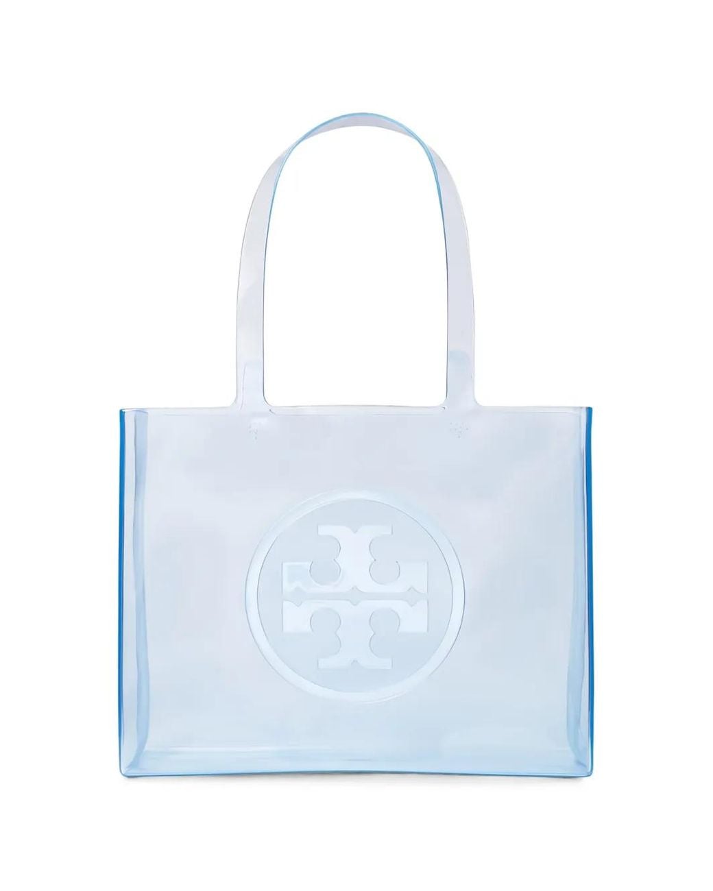 Tory Burch Blue Ella Small Tote Bag