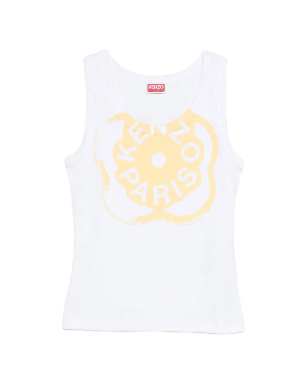 KENZO White Boke Flower 2.0 Tank Top