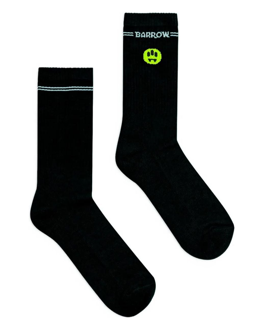 Barrow Black Logo-Graphic Socks