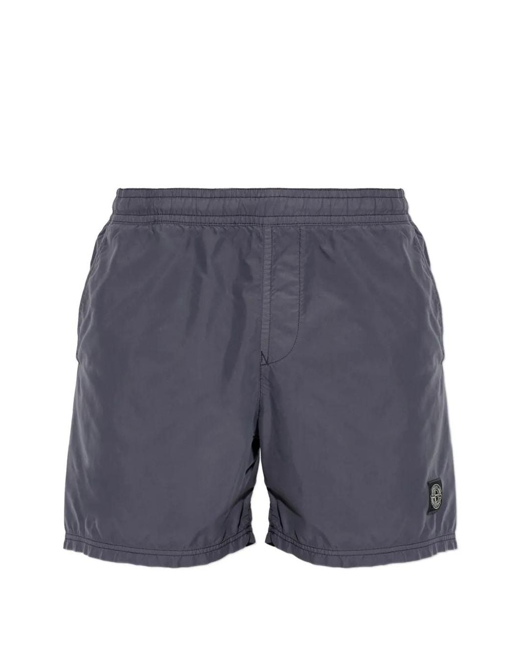 Stone Island Blue B100B09 Brushed Nylon Swim Shorts for men