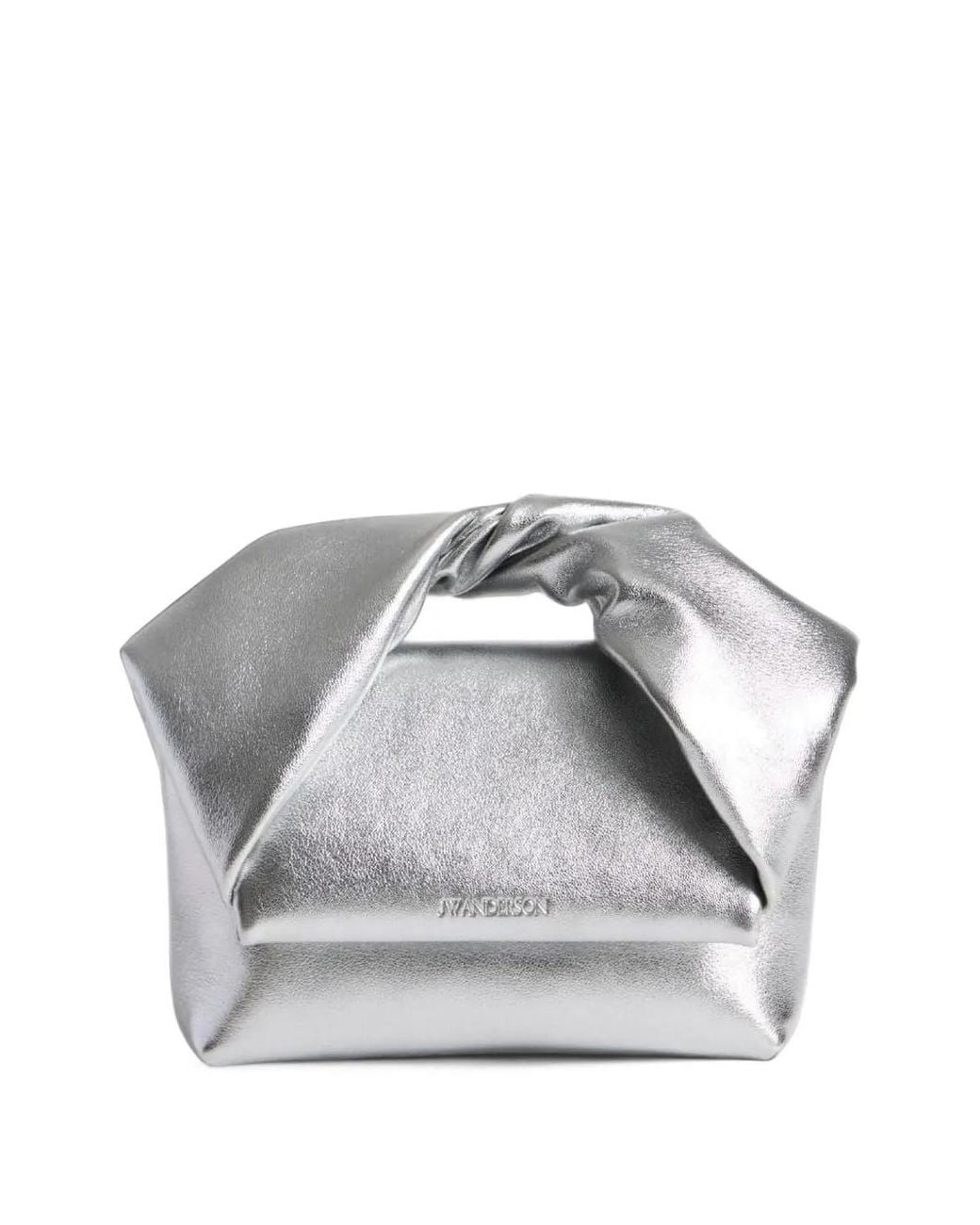 J.W. Anderson Gray Small Twister Leather Crossbody Bag