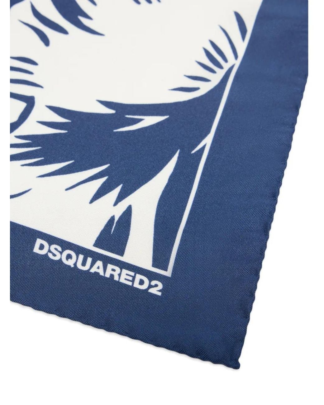 DSquared² Dancing Flowers Scarf in Blue for Men | Lyst