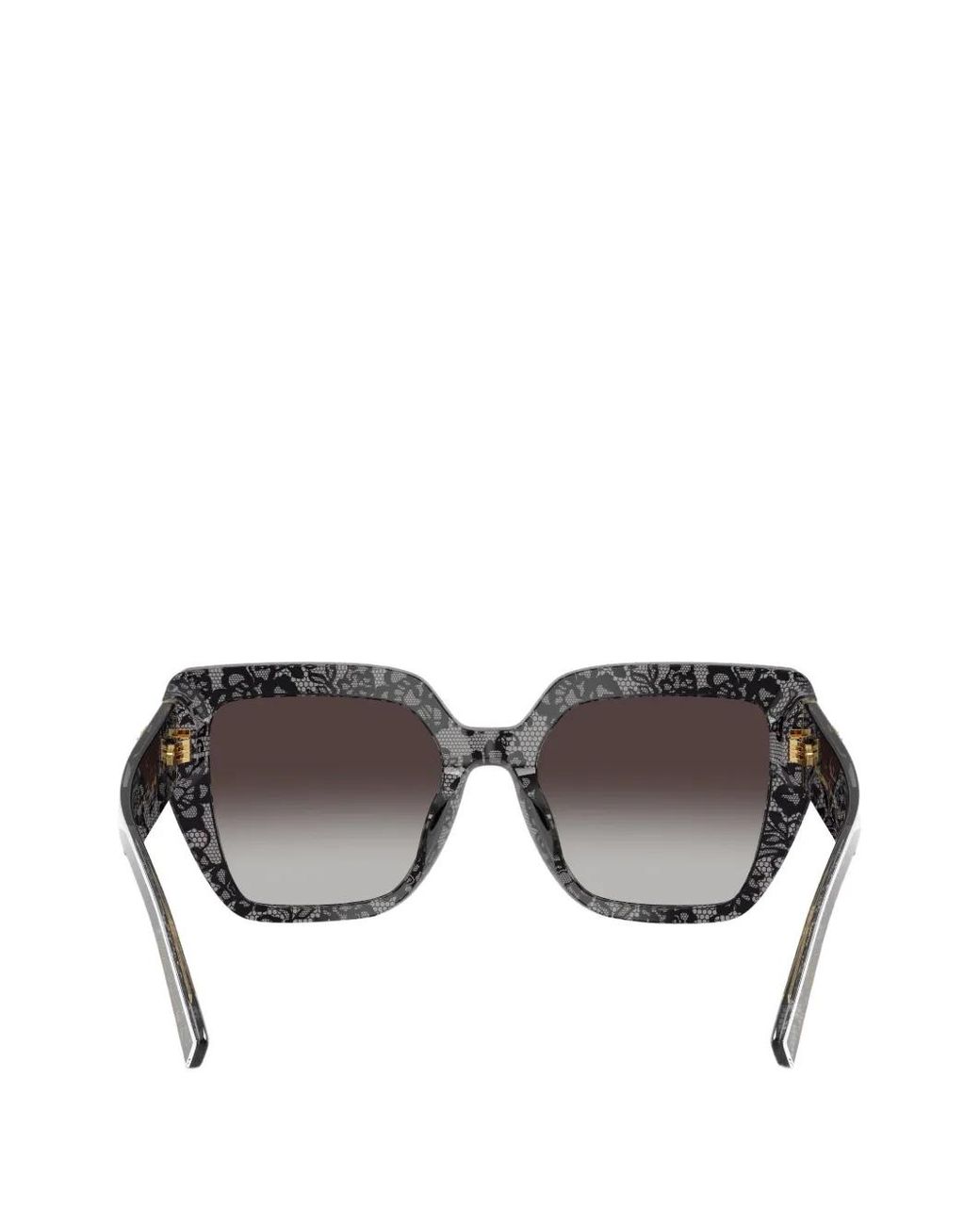 Dolce & Gabbana Gray Devotion Sonnenbrille Mit Spitze