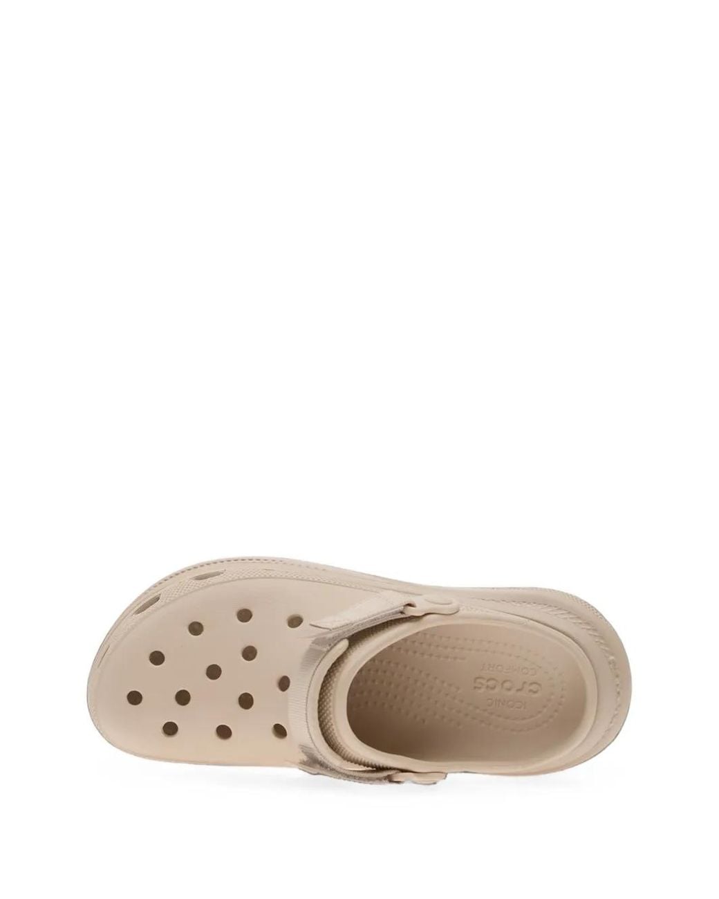 CROCSTM Natural Perforierte New Crush Clogs