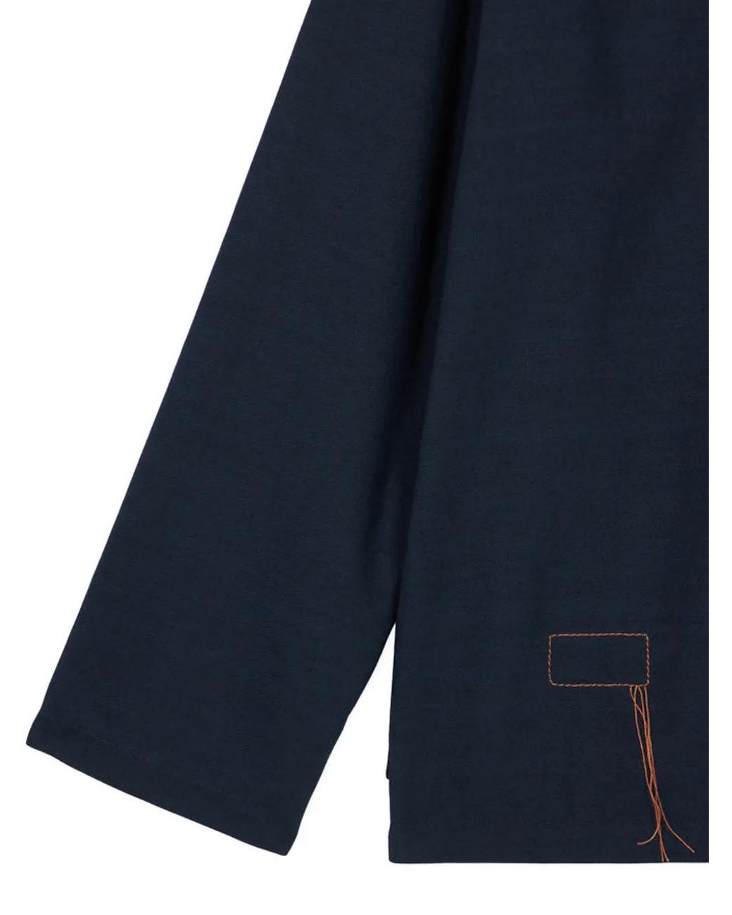 Fortela Blue Tribec Patch-Pocket Jacket for men