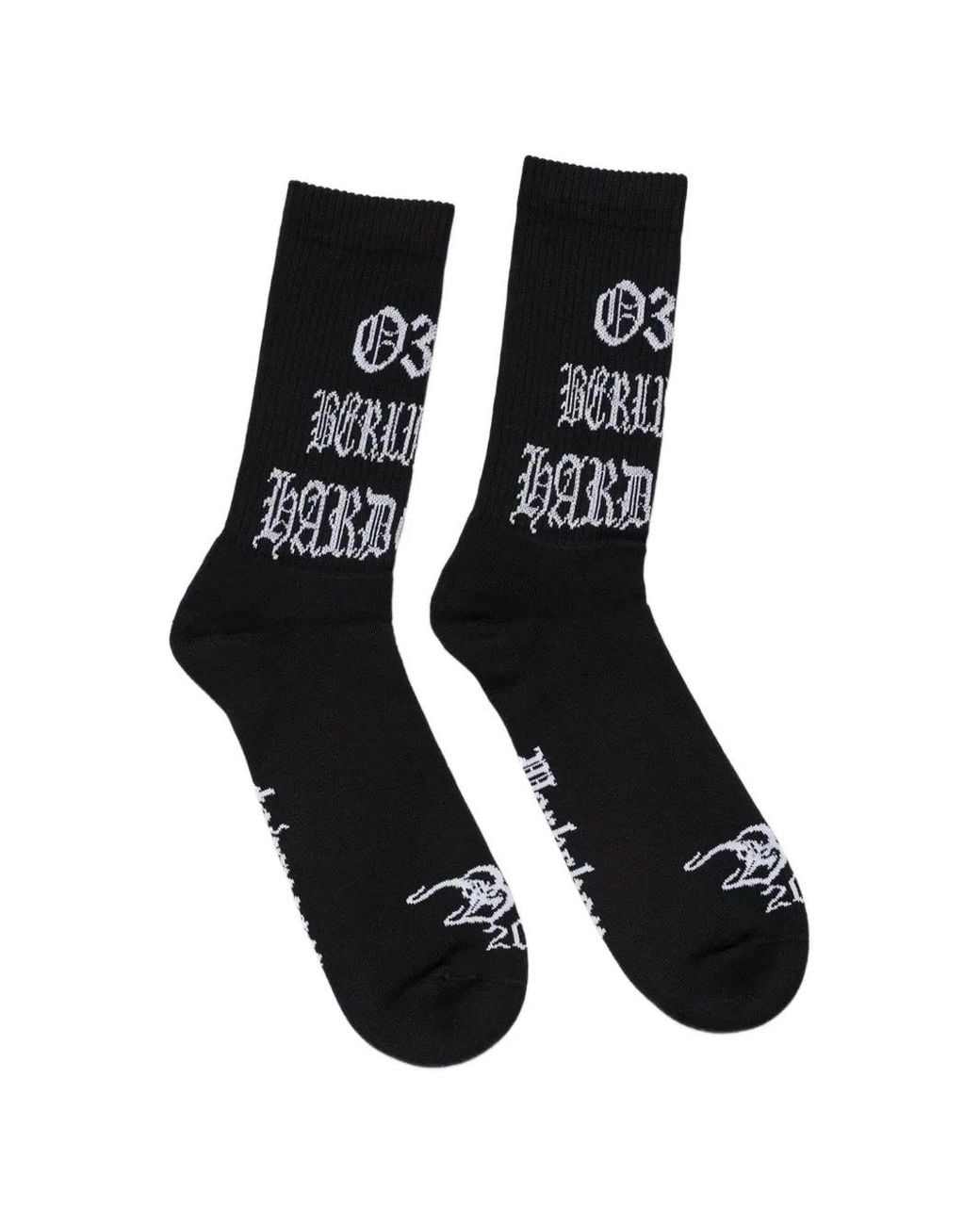 Calcetines Con Logo Estampado 032c de hombre de color Black