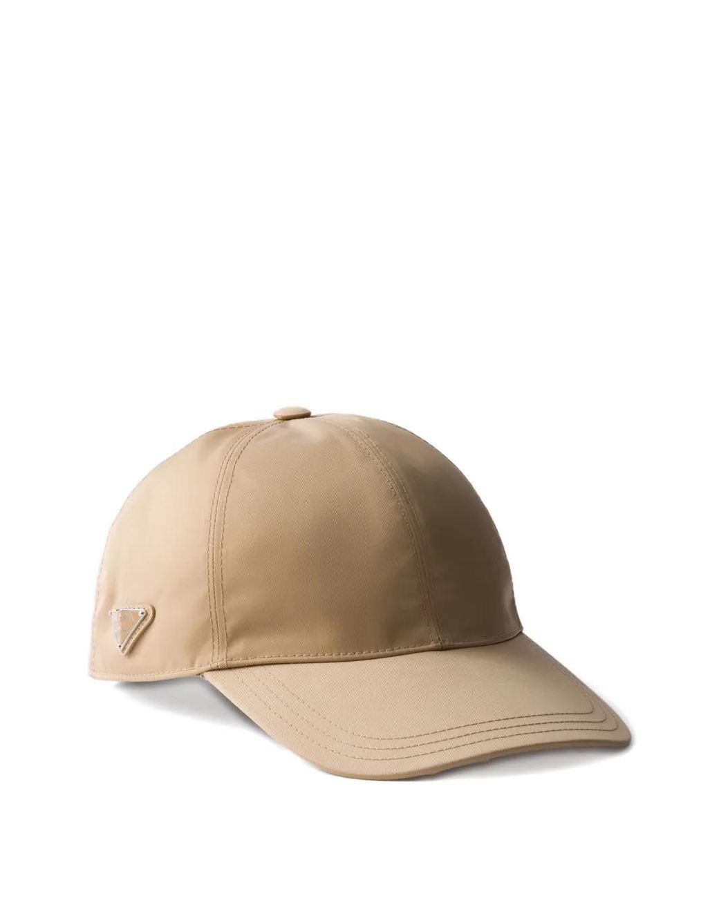 Prada Baseballkappe Aus Re-Nylon in Natural für Herren