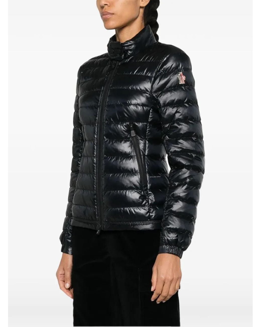 Moncler Black Walibi Quilted Down Jacket