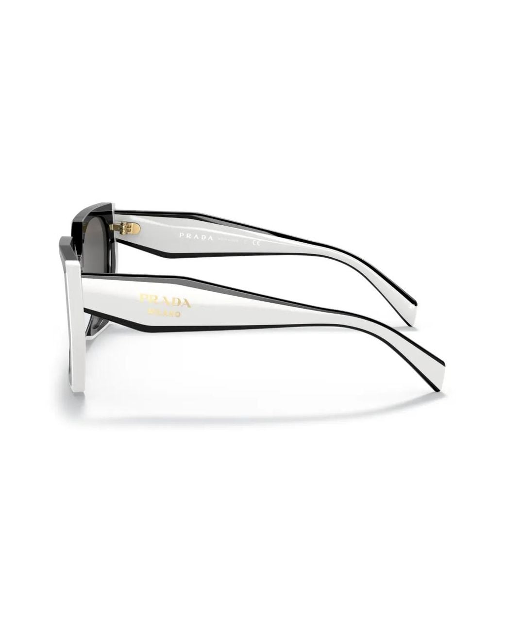 Prada Black Butterfly-Frame Sunglasses