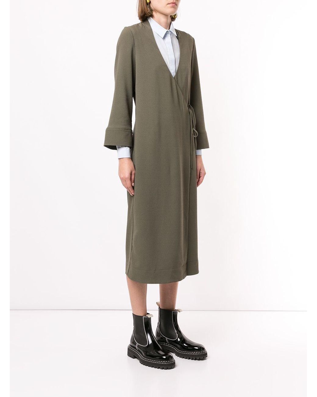 crepe blazer dress