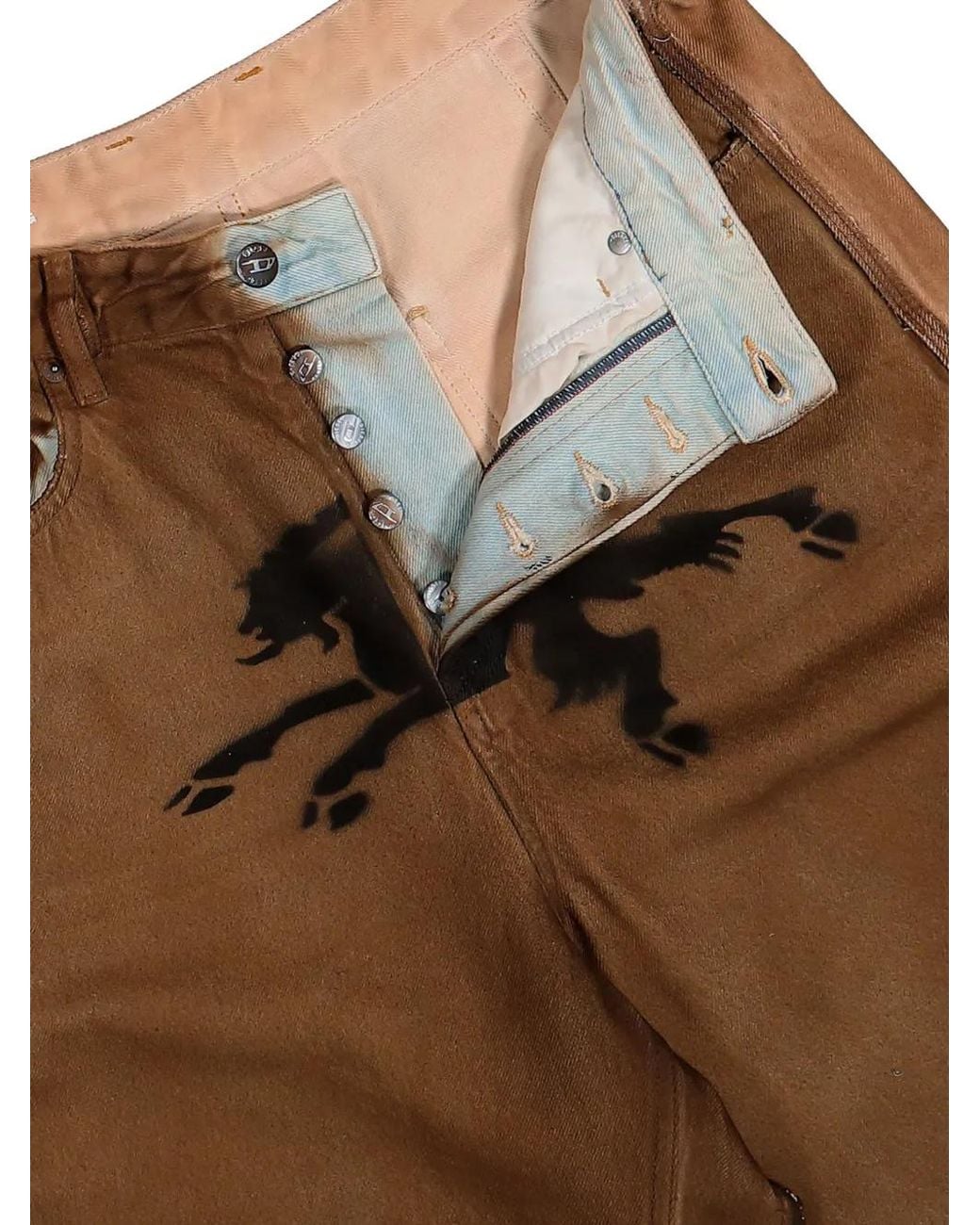 PROTOTYPES Brown Patch-Pockets Shorts for men