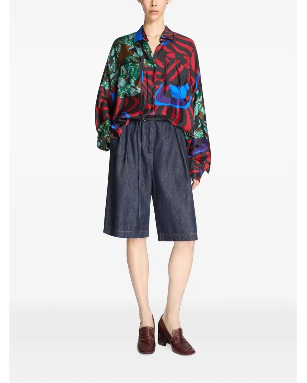 Dries Van Noten Brown Loafer Mit Absatz