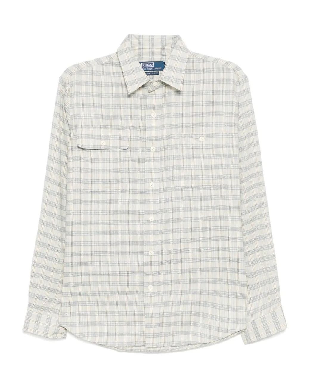 Polo Ralph Lauren White Classic Shirt for men