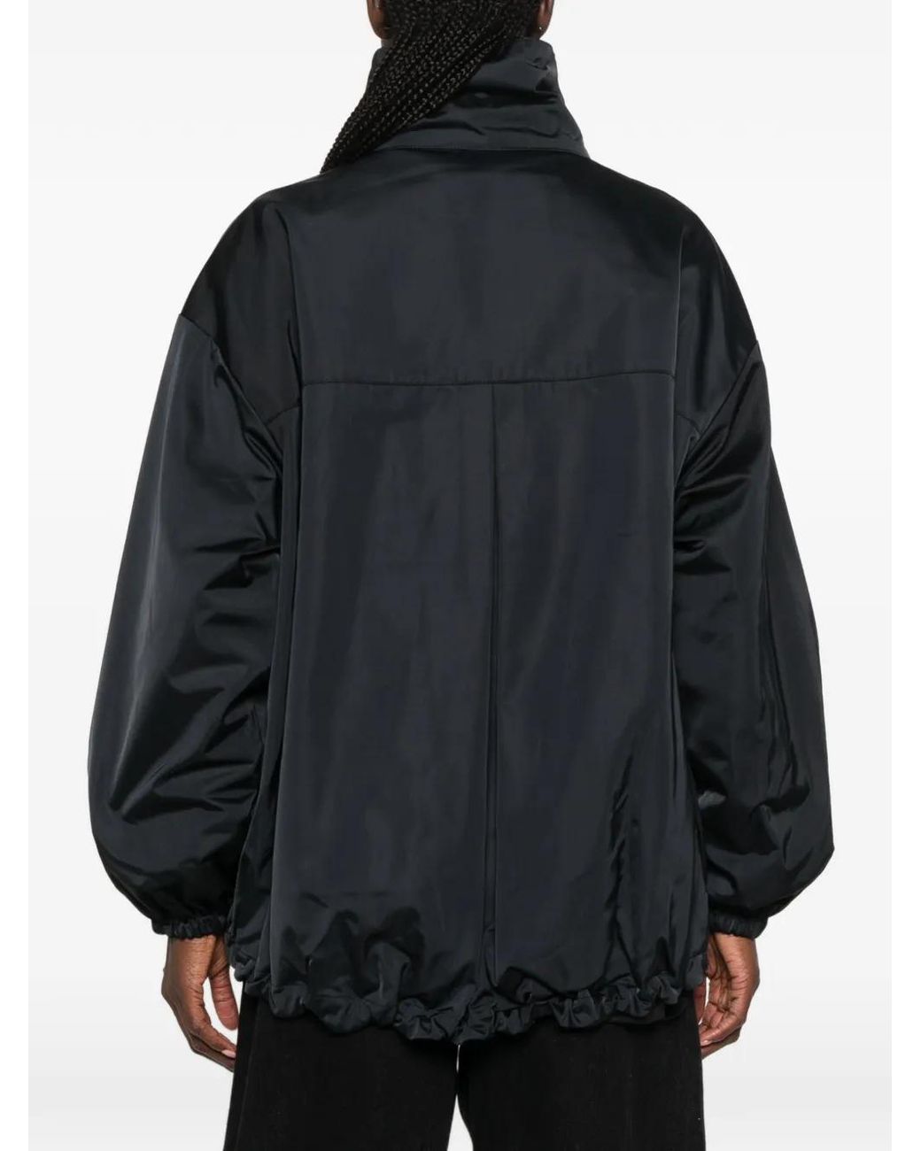 Marc O' Polo Black High-Neck Button-Up Jacket