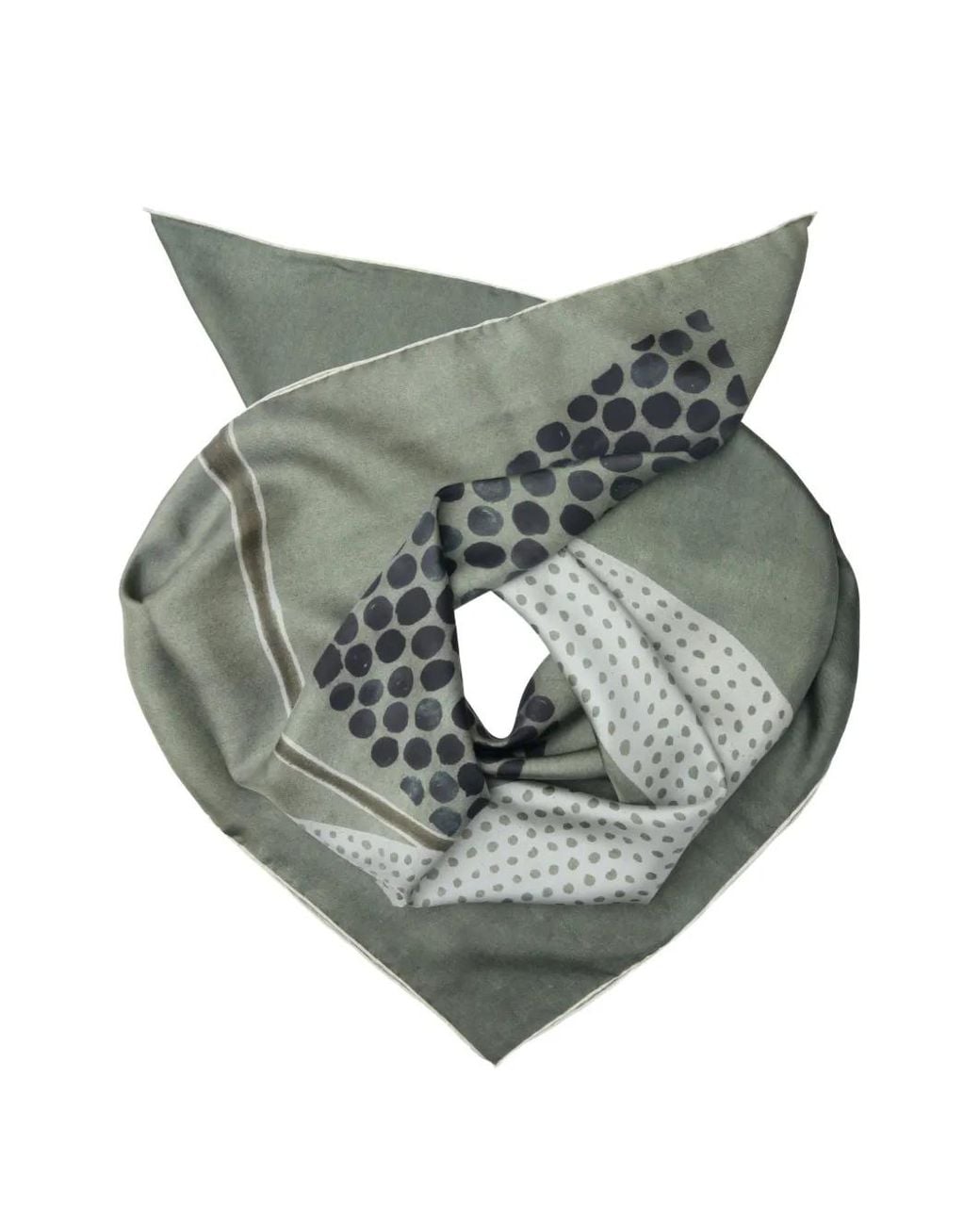 Elizabetta Green Celina Silk Scarf