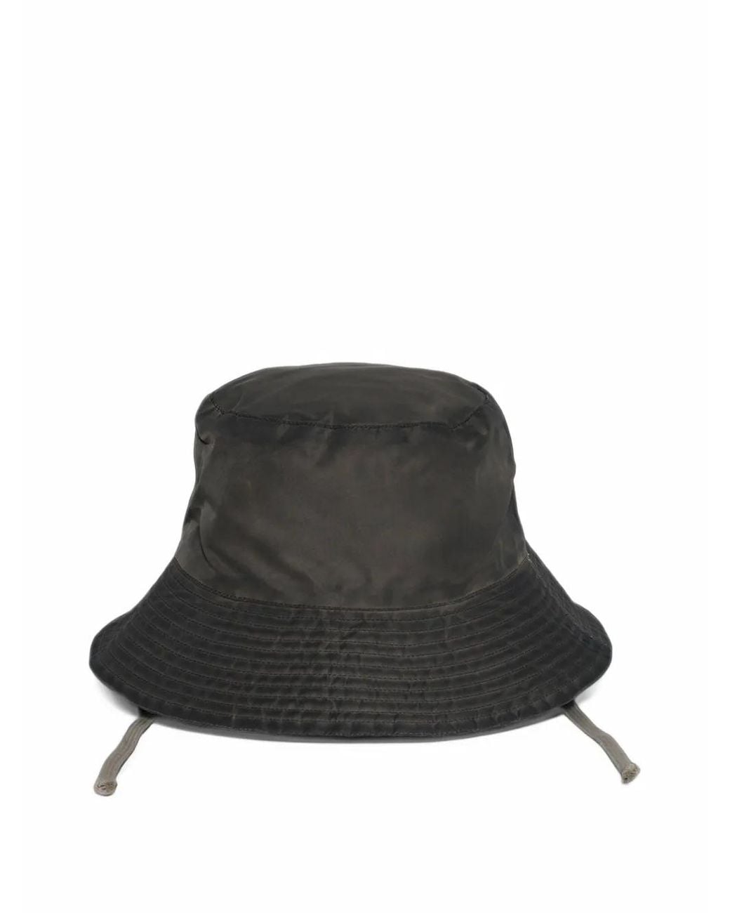 Rick Owens Black Gilligan Bucket Hat for men