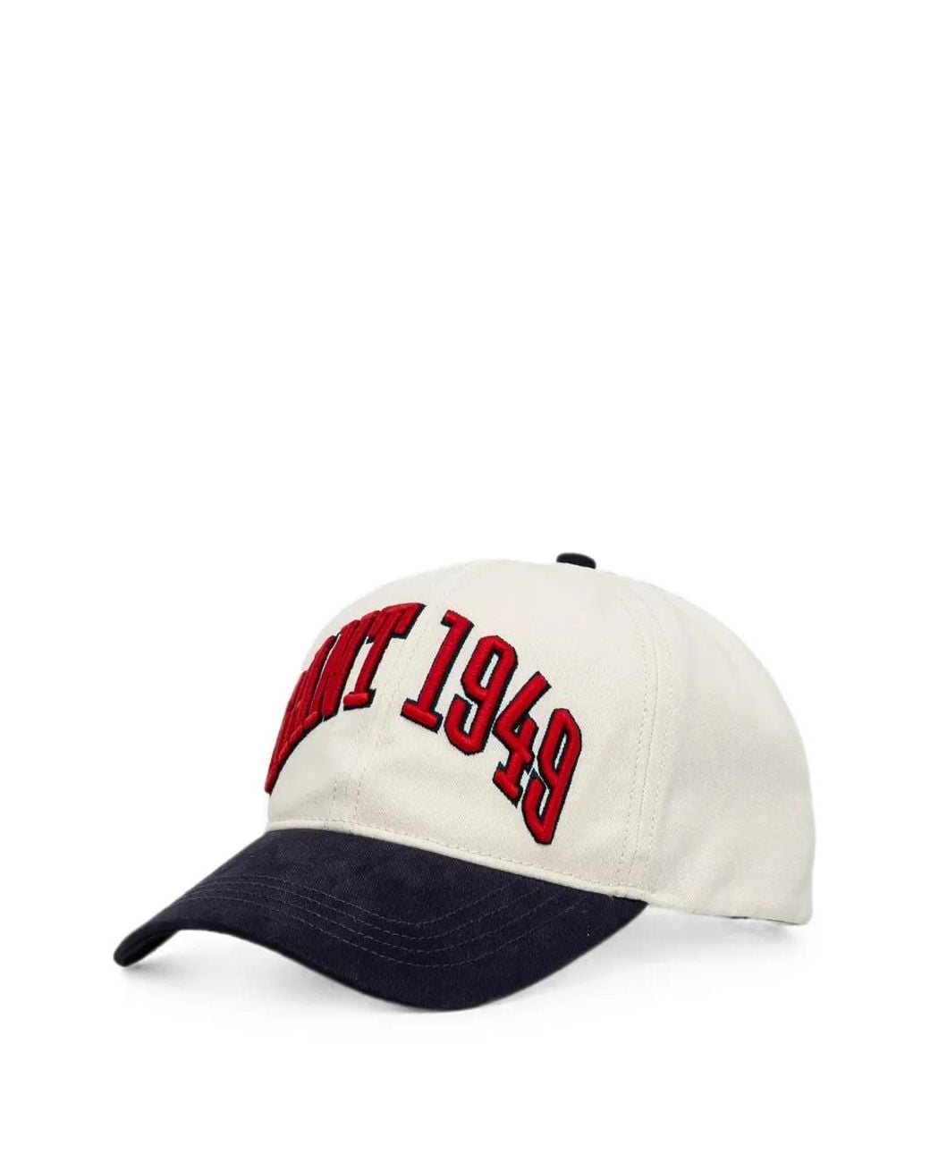 Gant White Logo-Embroidered Baseball Cap