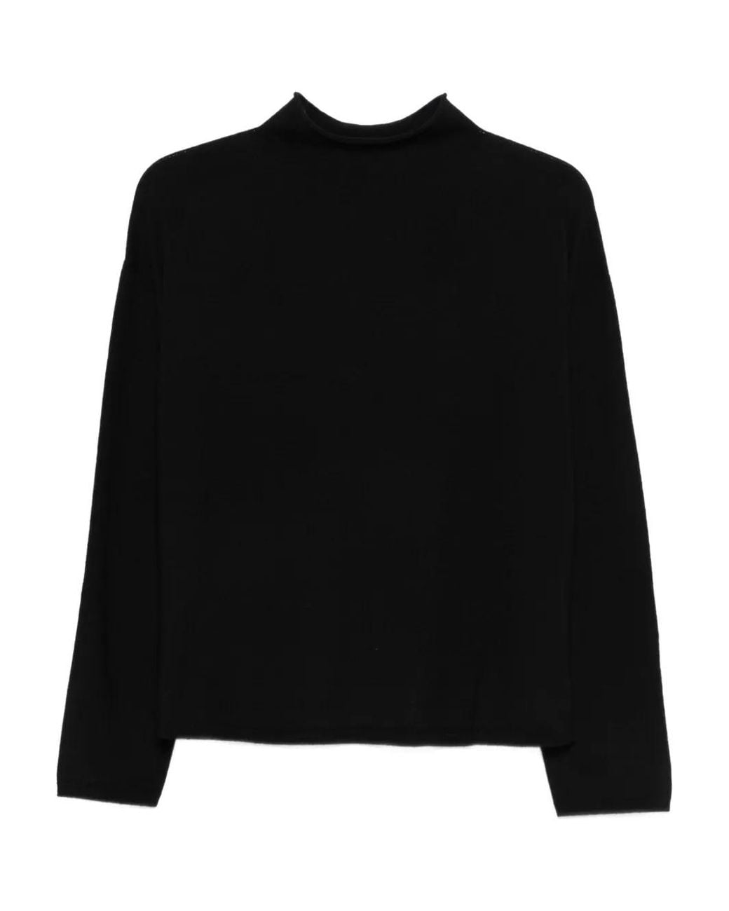 Marc O' Polo Black Mock-Neck Sweater