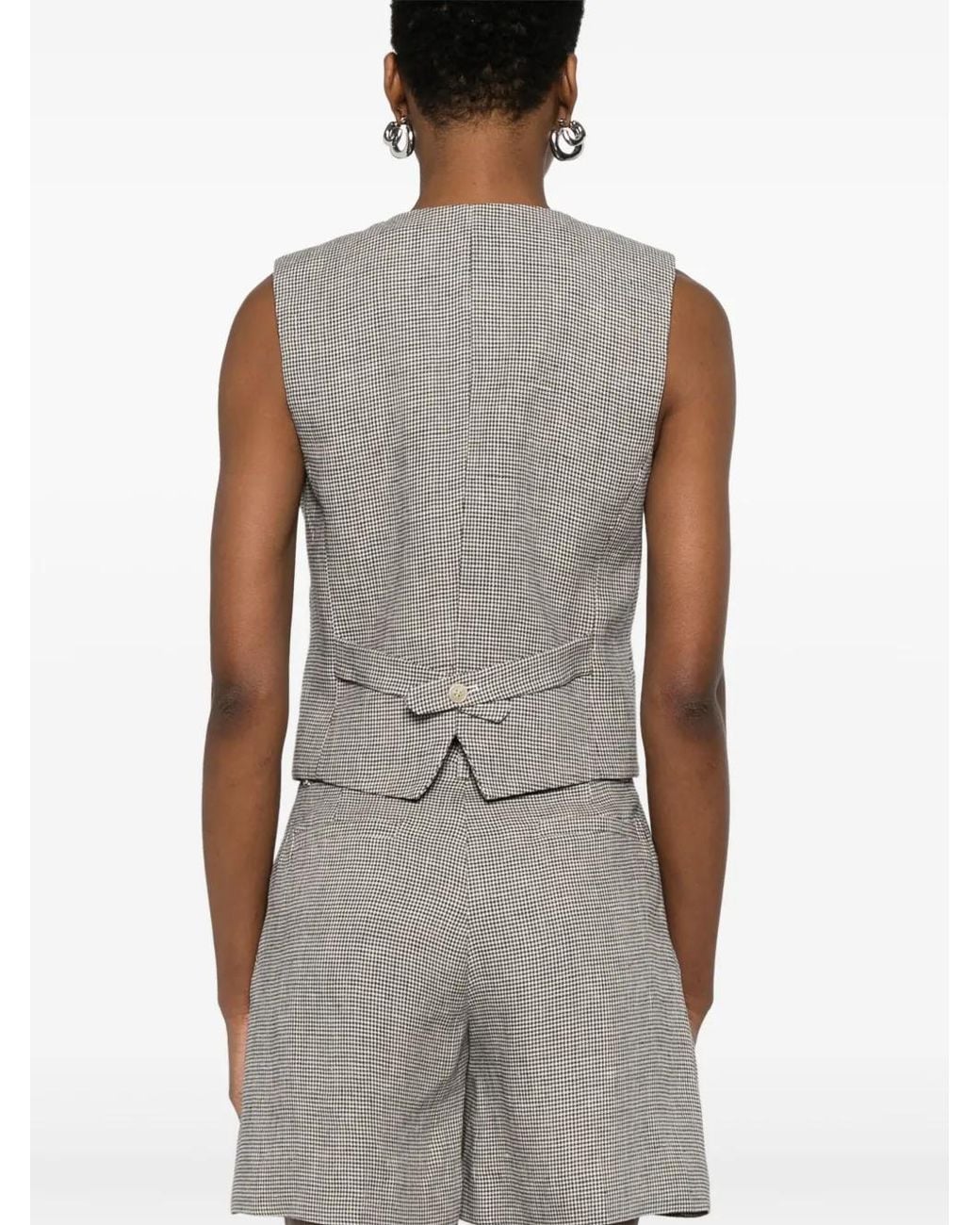 P.A.R.O.S.H. Gray Bambu Waistcoat
