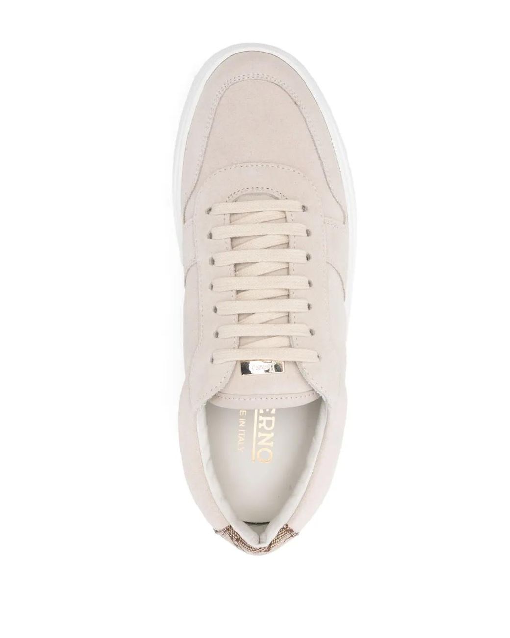 Herno White Suede Sneakers