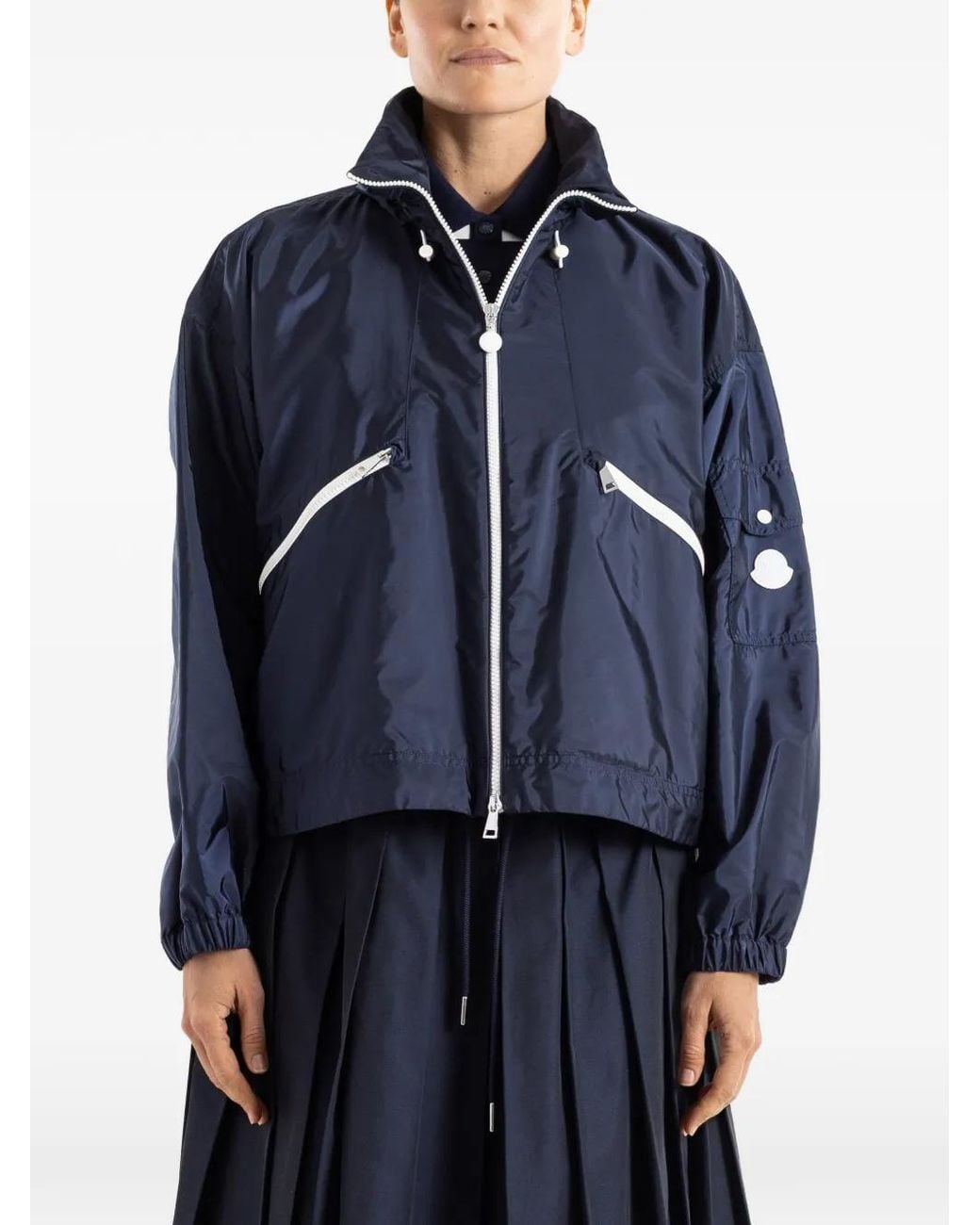 Moncler Blue Marmacy Hooded Jacket