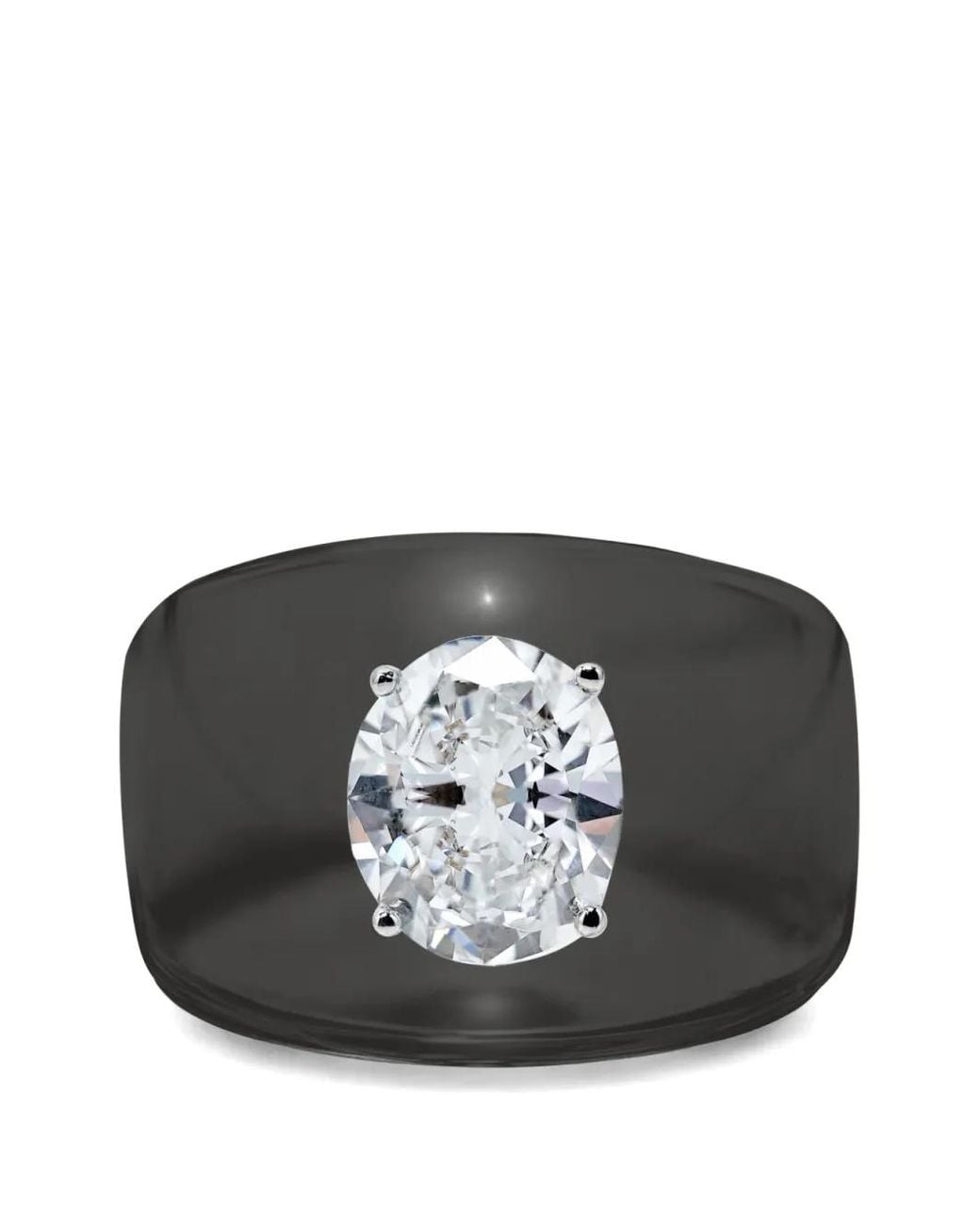 SOLO for Diamonds Black Diamond-Embellishment Ring