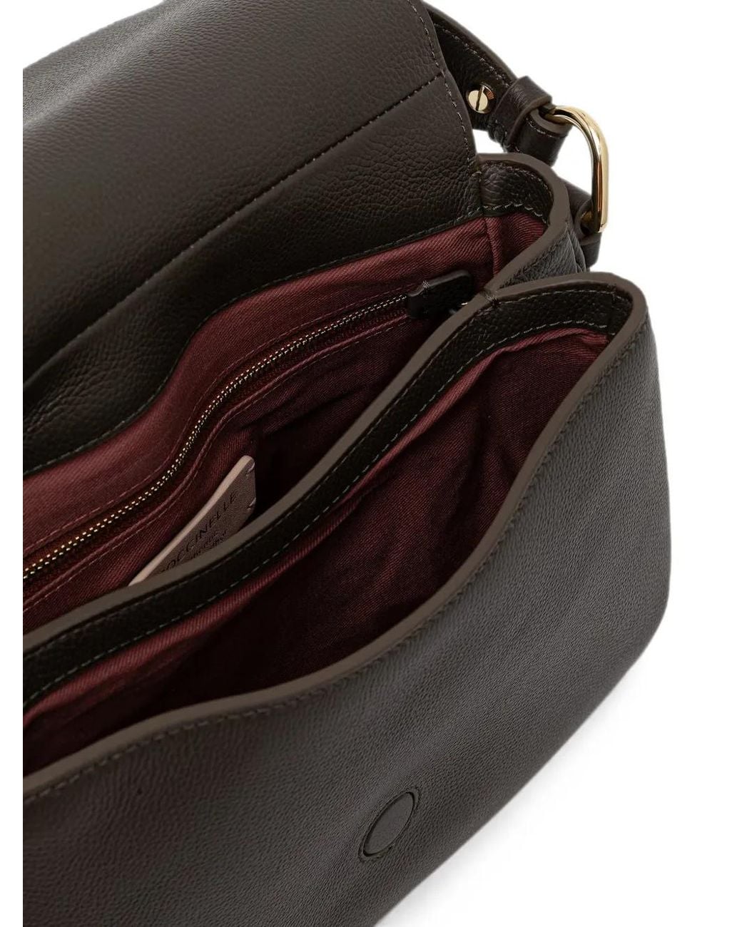 Coccinelle Black Medium Mavery Grained Shoulder Bag