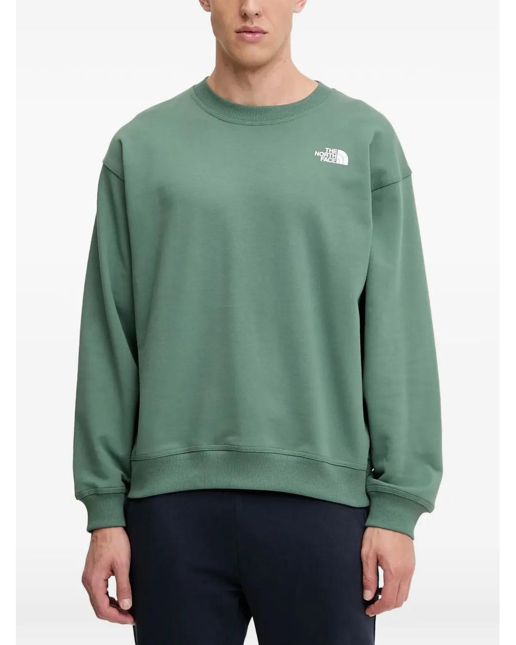 The North Face Green Logo Print Sweatshirt