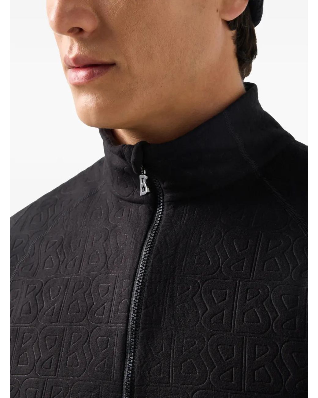 Bogner Harry Logo-Embossed Performance Top in het Black voor heren