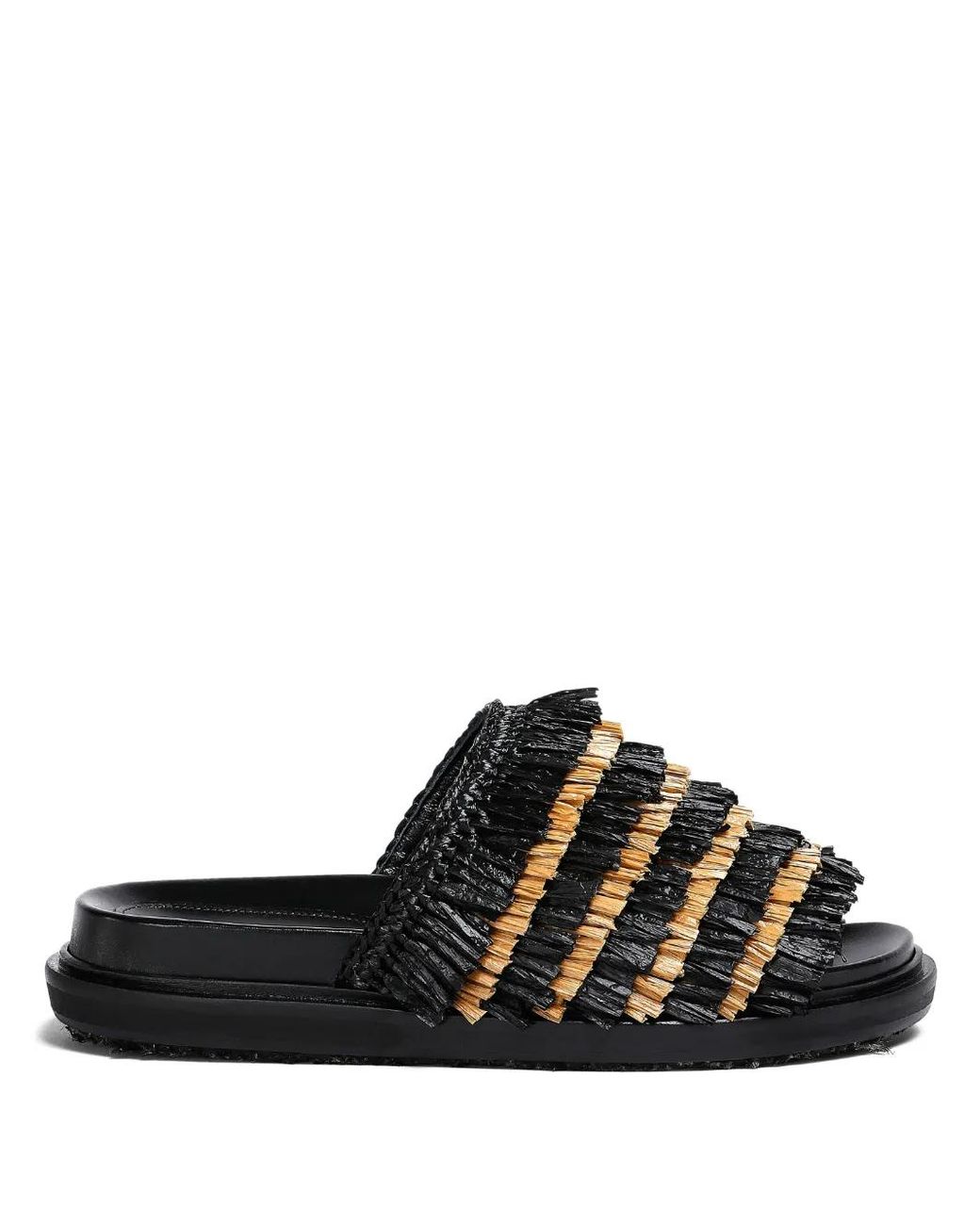 Marni Black Opent-Toe Sandals