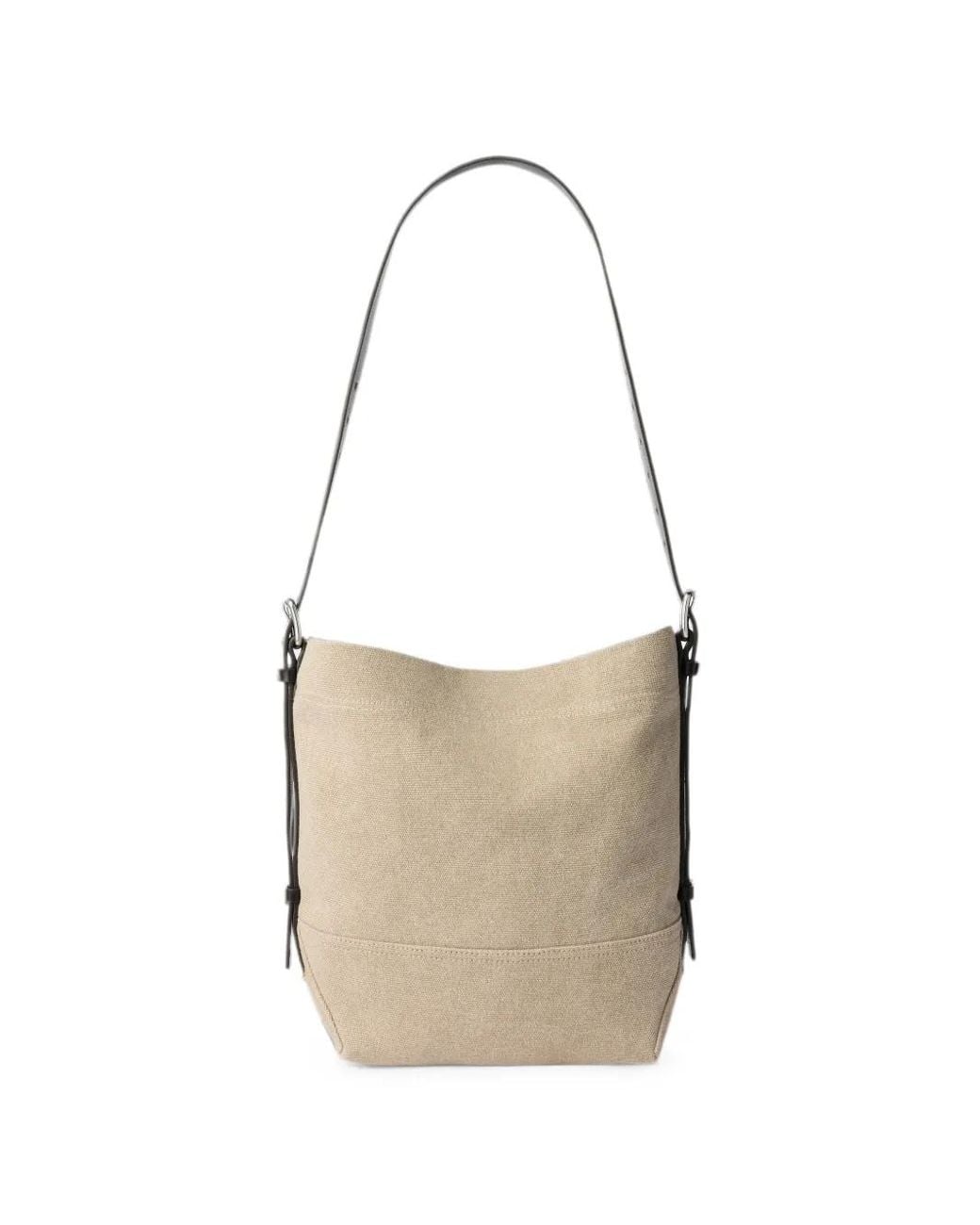 Lemaire White Small Belted Tote Bag