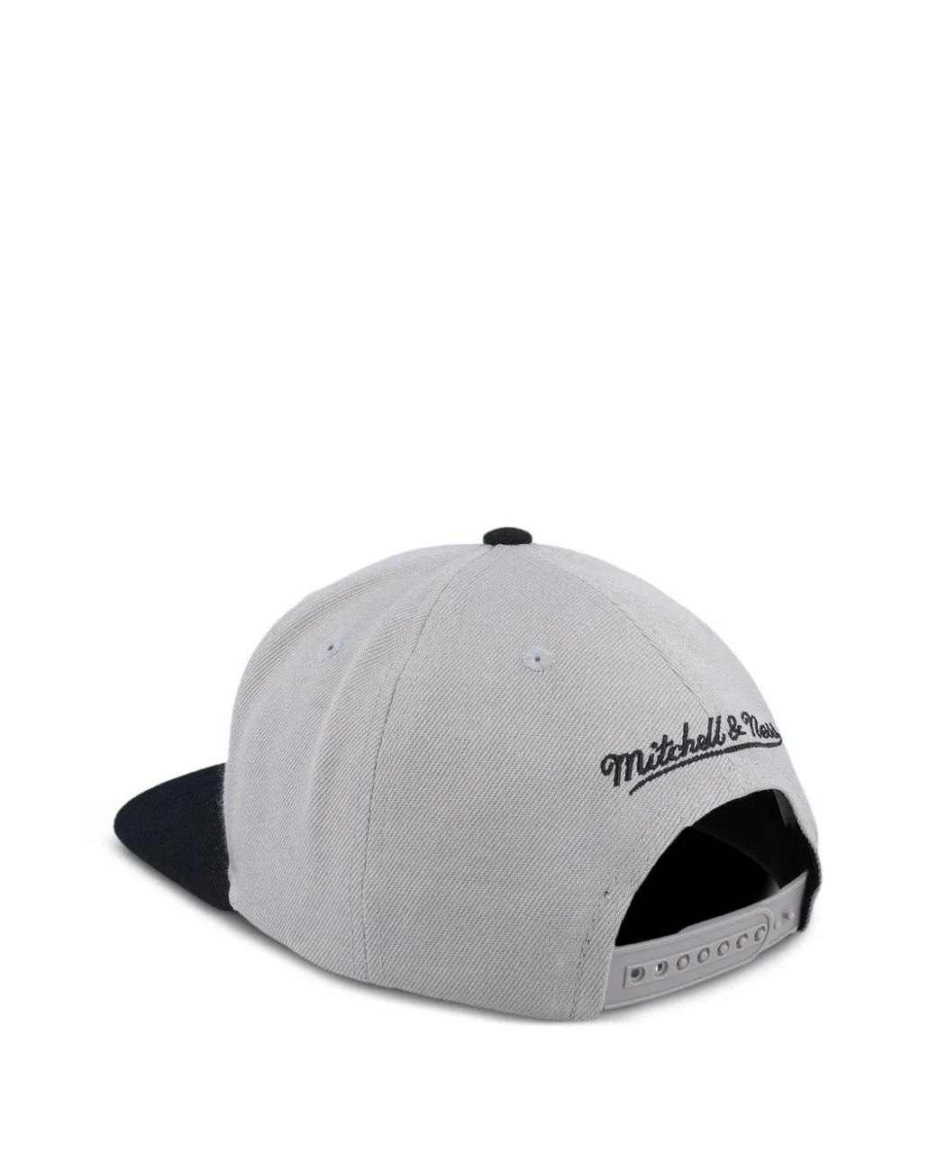 Mitchell & Ness Gray Top Letter Snapback Cap for men