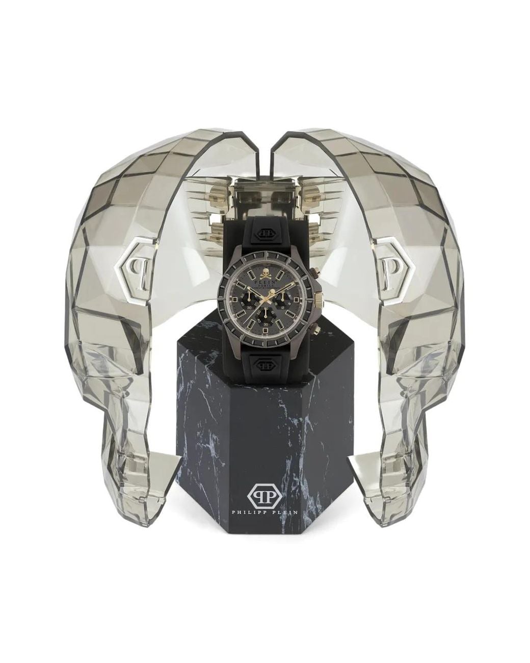 Philipp Plein Black Nobile Racing 43Mm for men