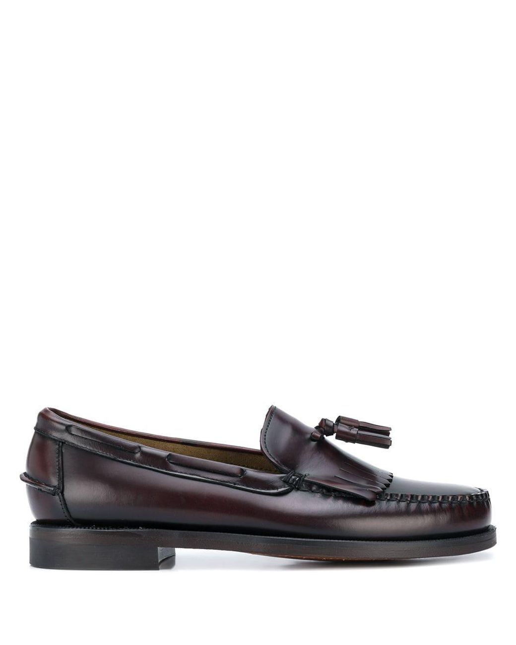 Sebago Leather Tassel-detail Loafers in Brown for Men - Lyst