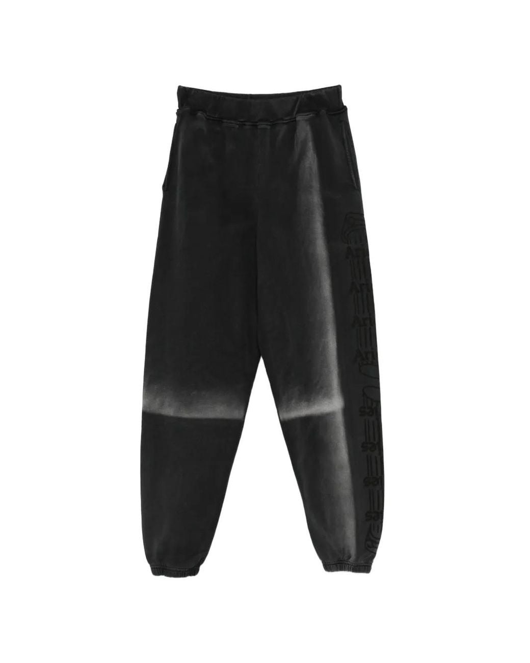 Aries Black Sunbleached Column Track Pants for men
