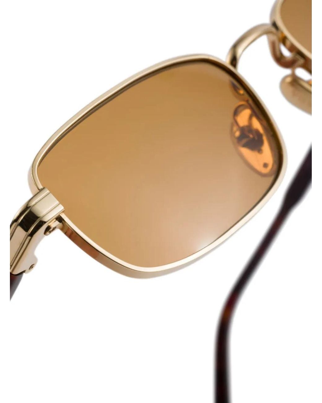 Prada Natural Rectangle-Frame Sunglasses for men