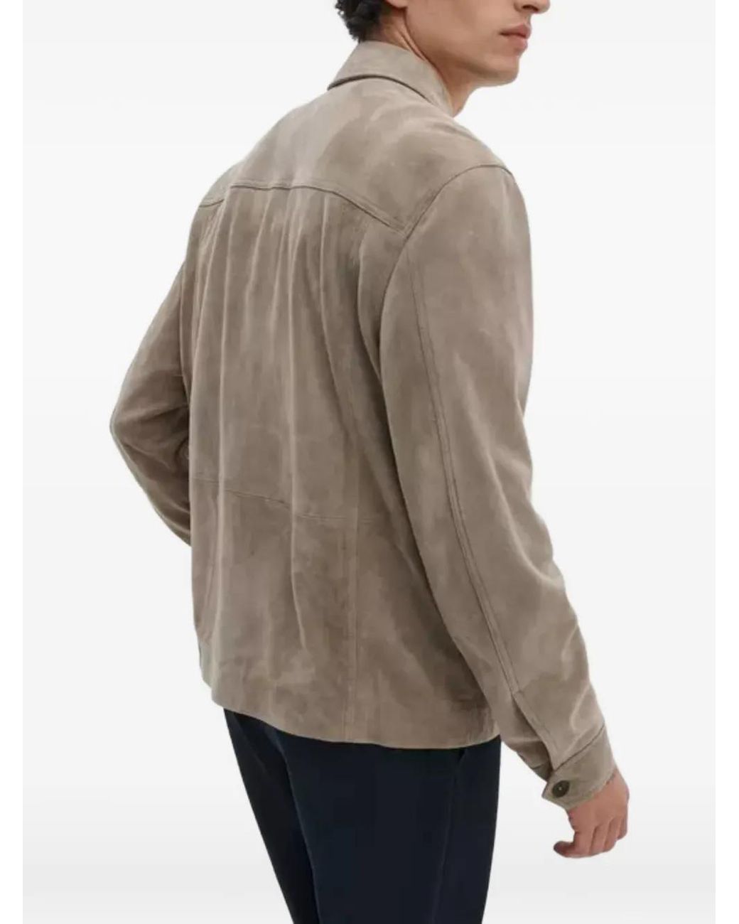 Giacca Con Colletto Polo di Rag & Bone in Natural da Uomo
