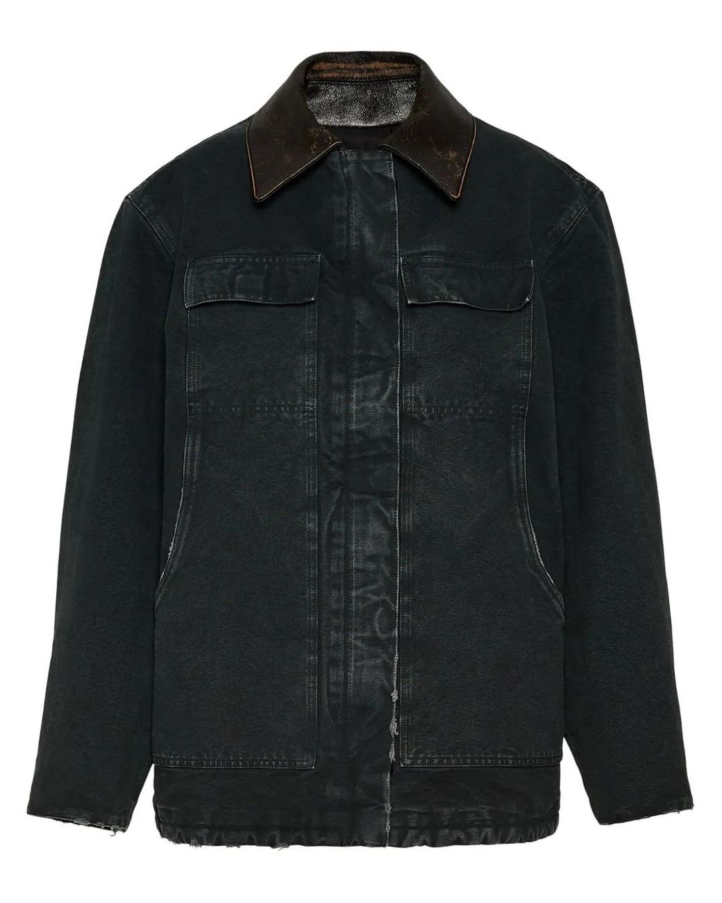 Prada Black Jacke Mit Deiecks-Logo