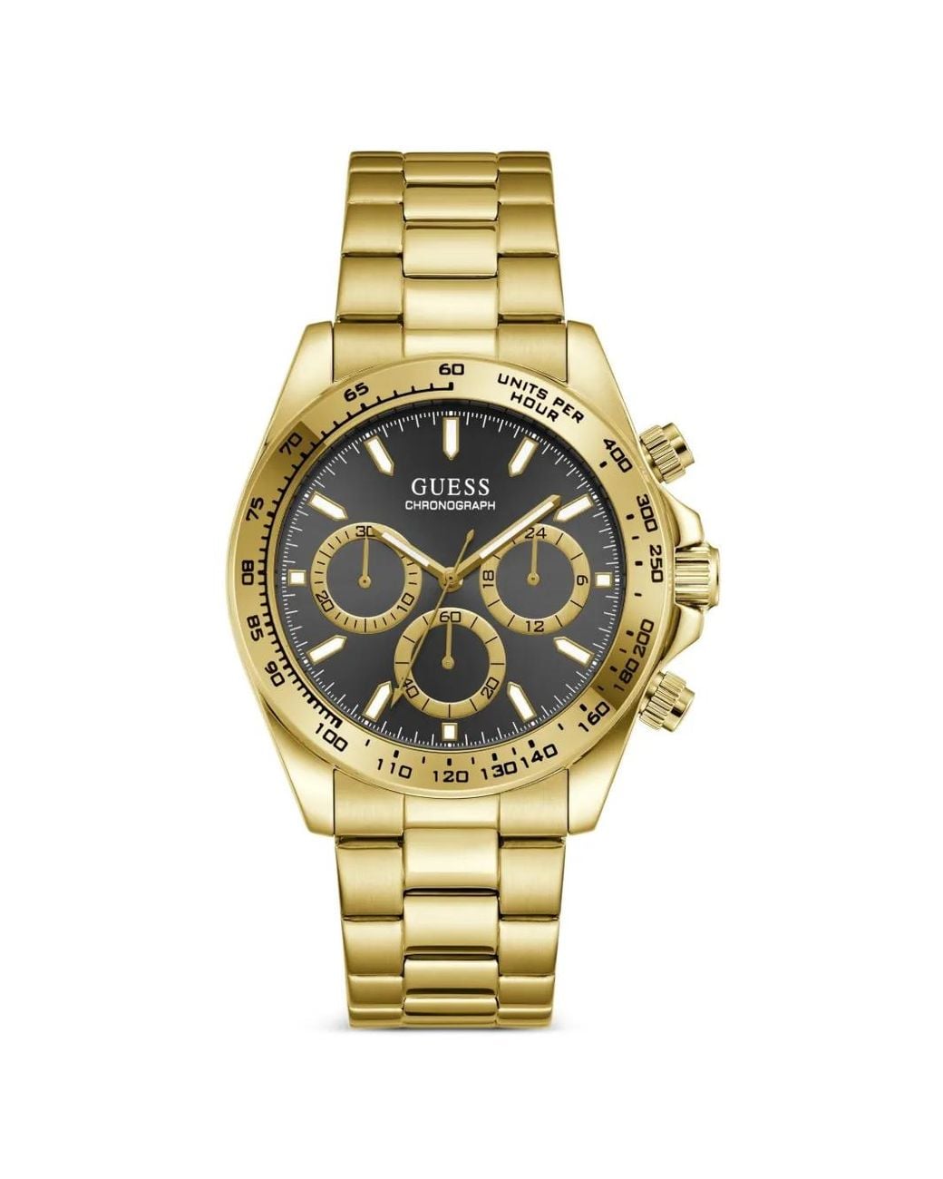 Guess Metallic Montre Arthur Chronograph 42 Mm for men